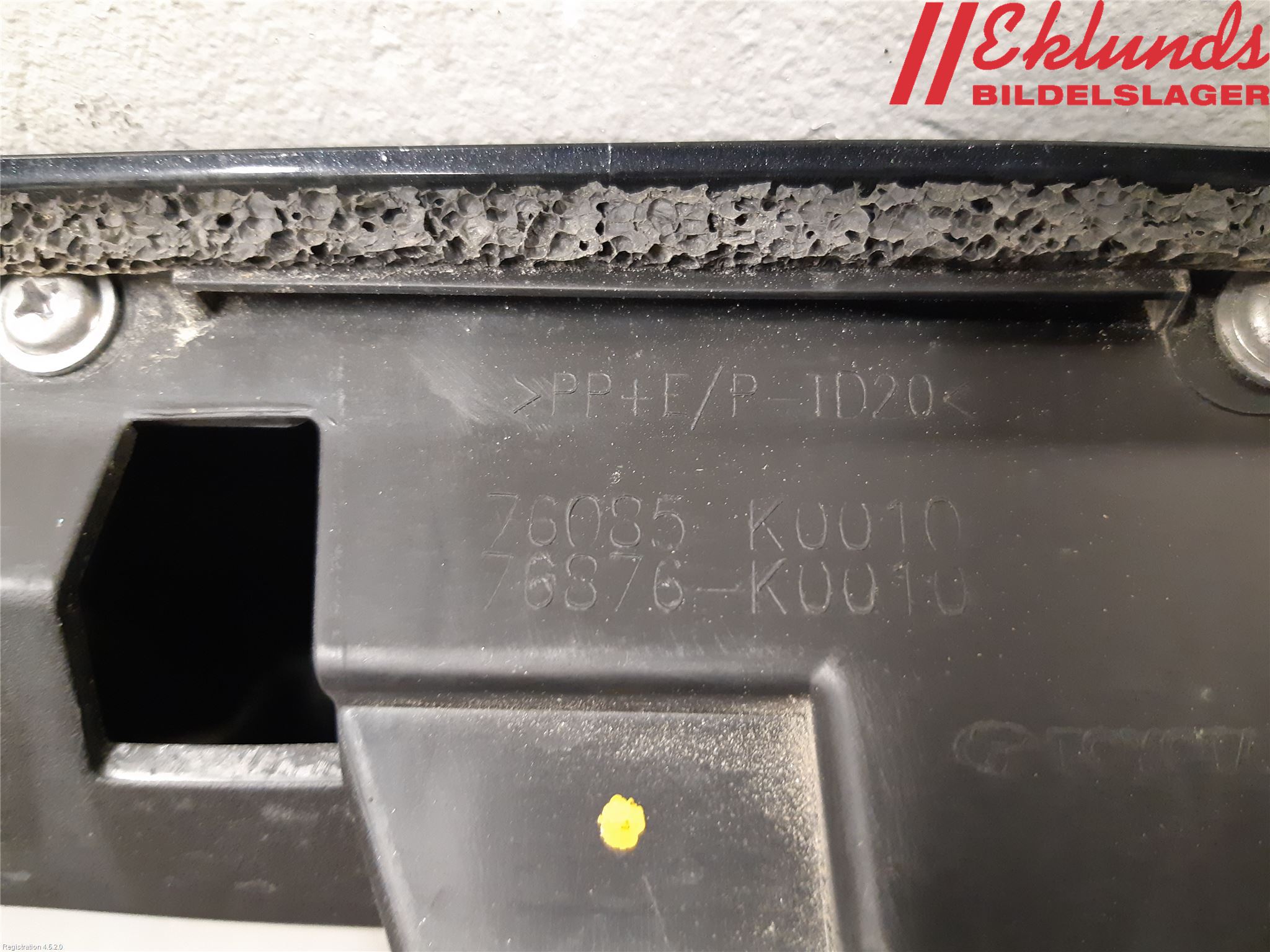 Toyota YARIS XP21 20- Spoiler Baklucka