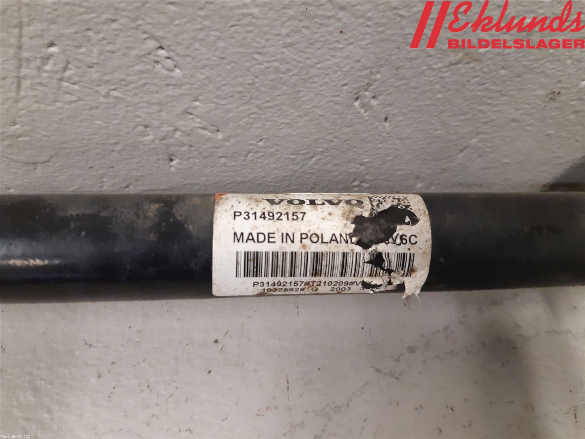 Volvo XC60 18- Drivaxel Bak Vänster