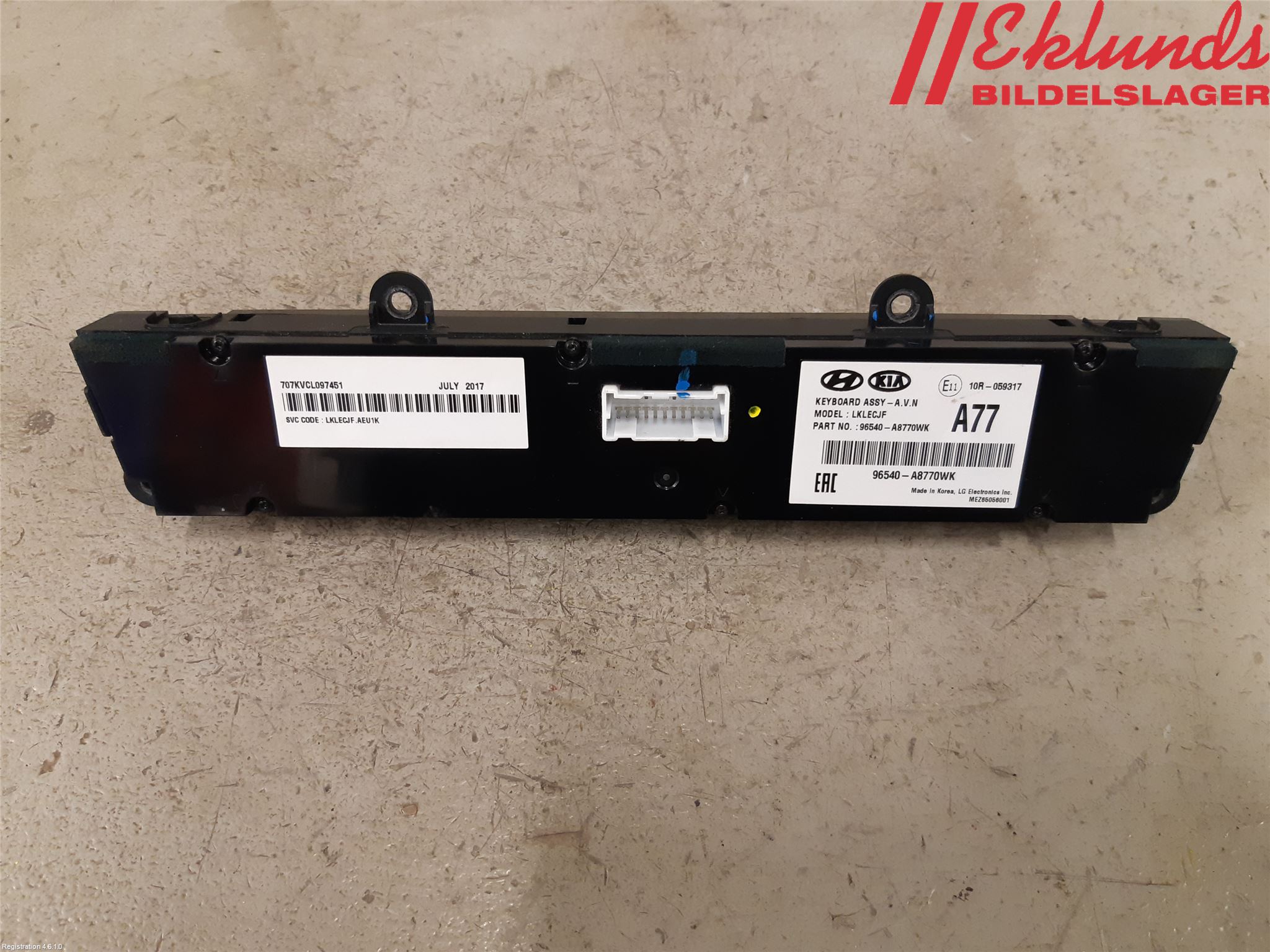 Kia OPTIMA 16-20 Cd Radio - Multimediapanel