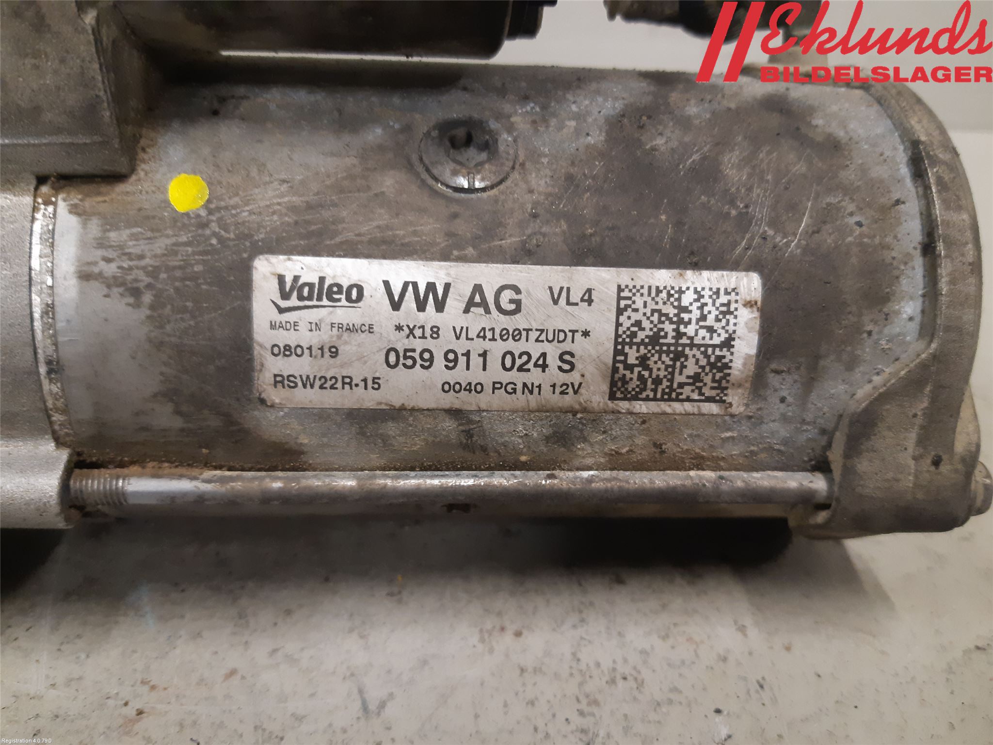 Volkswagen VW AMAROK 2H 10-22 Startmotor Diesel
