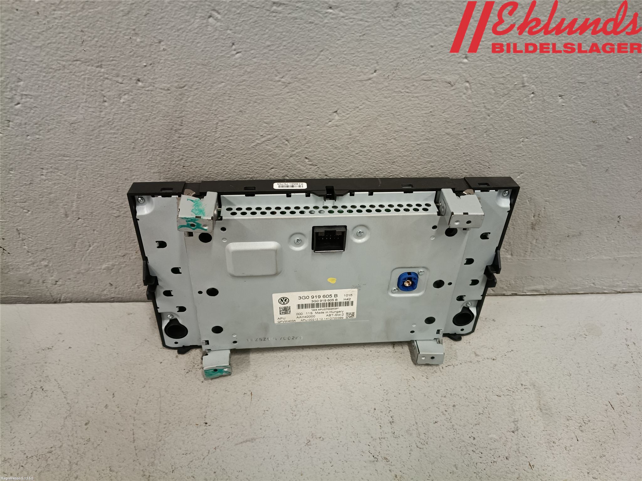 Volkswagen VW PASSAT 15-19 Cd Radio - Multimediapanel
