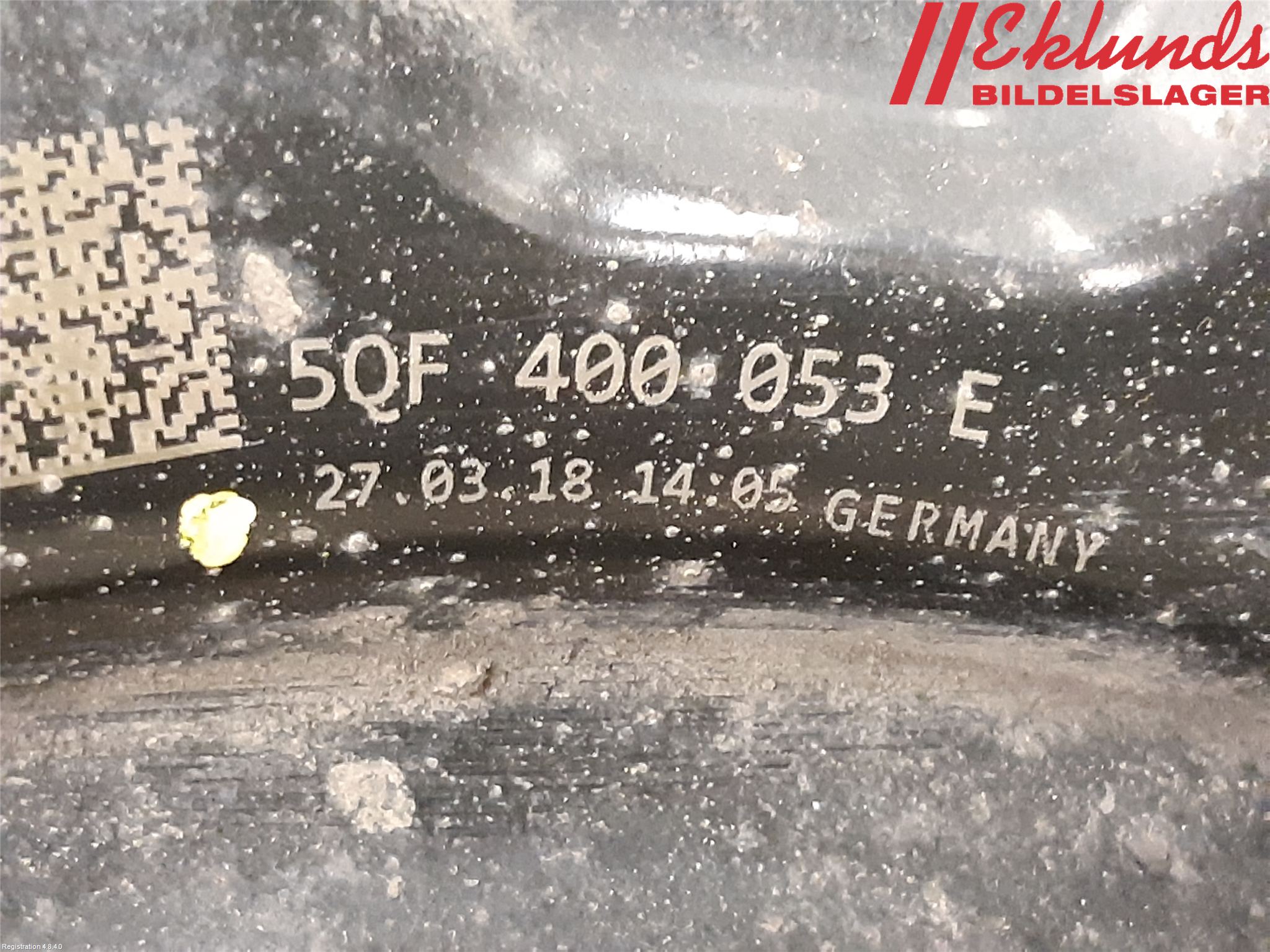 Volkswagen VW TIGUAN 16-24 Styrspindel Lagerhus Vä