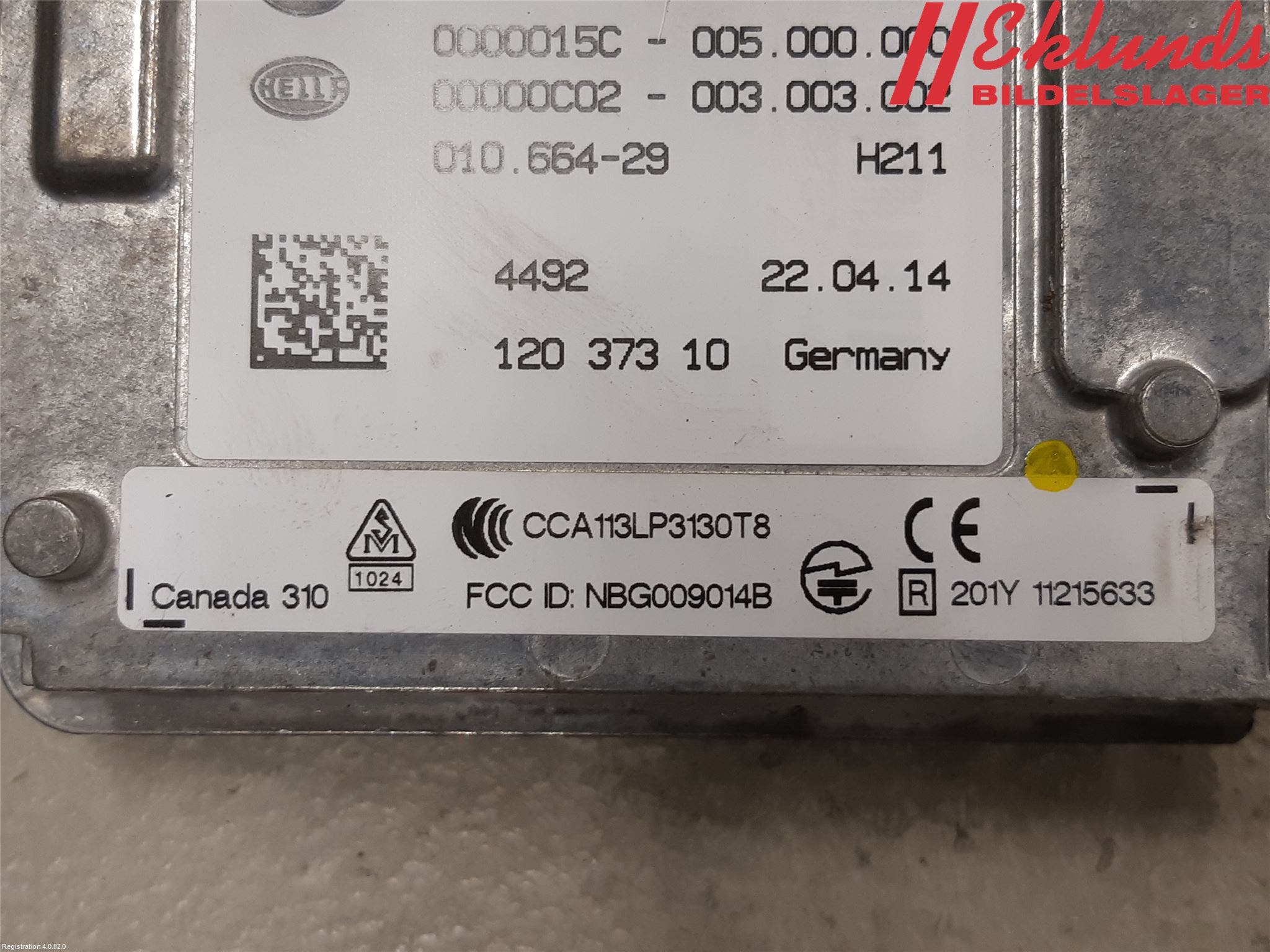 BMW 4 F32/F33/F82/F83 13-20 Sensor Aktivt Kollisionsskydd