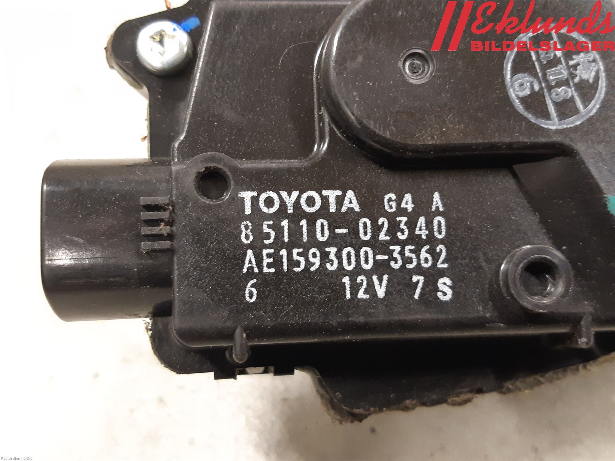 Toyota AURIS 13-19 Torkarmotor Vindruta