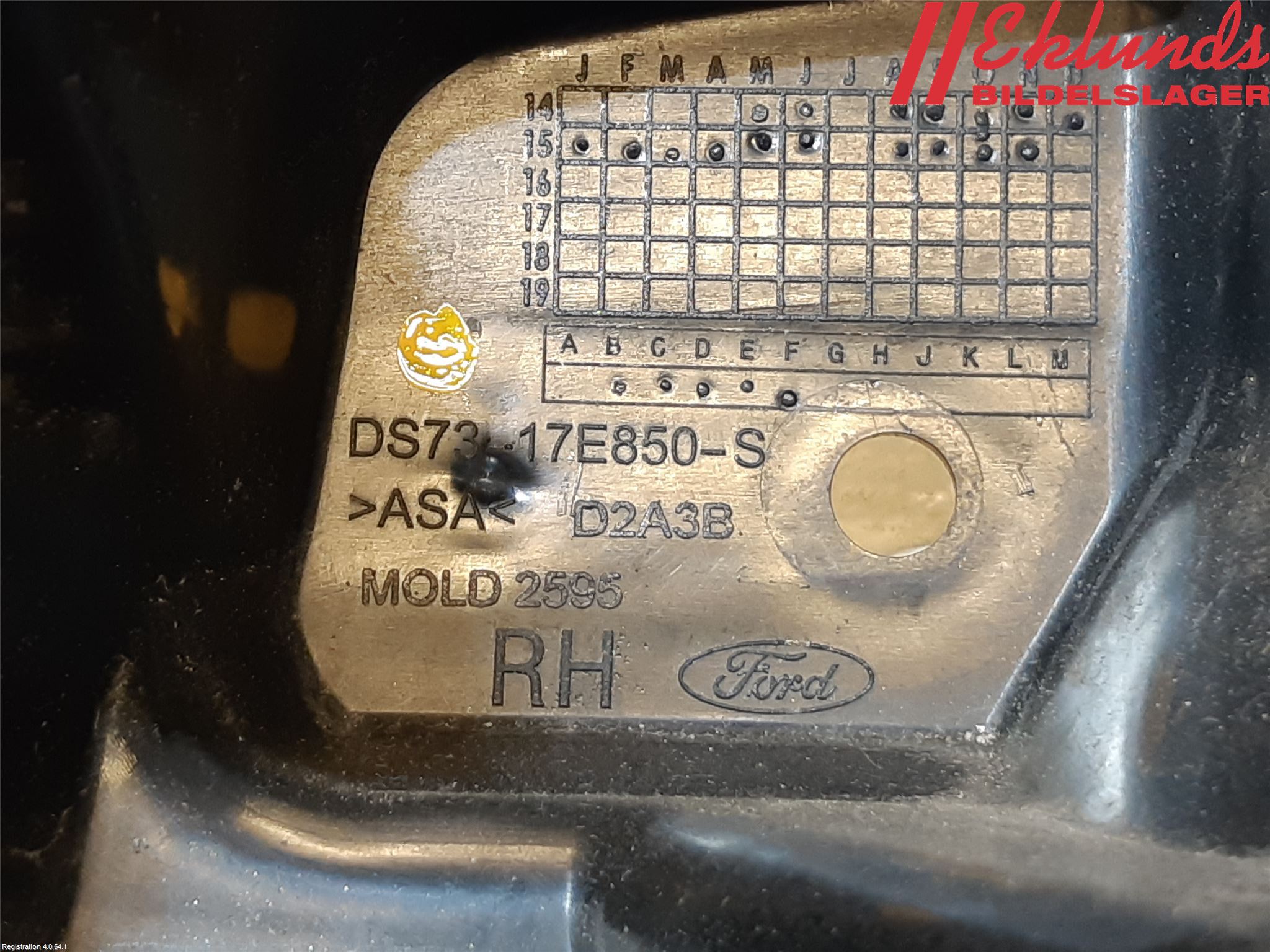 Ford MONDEO 15-22 Stötfångarfäste Bak Hö