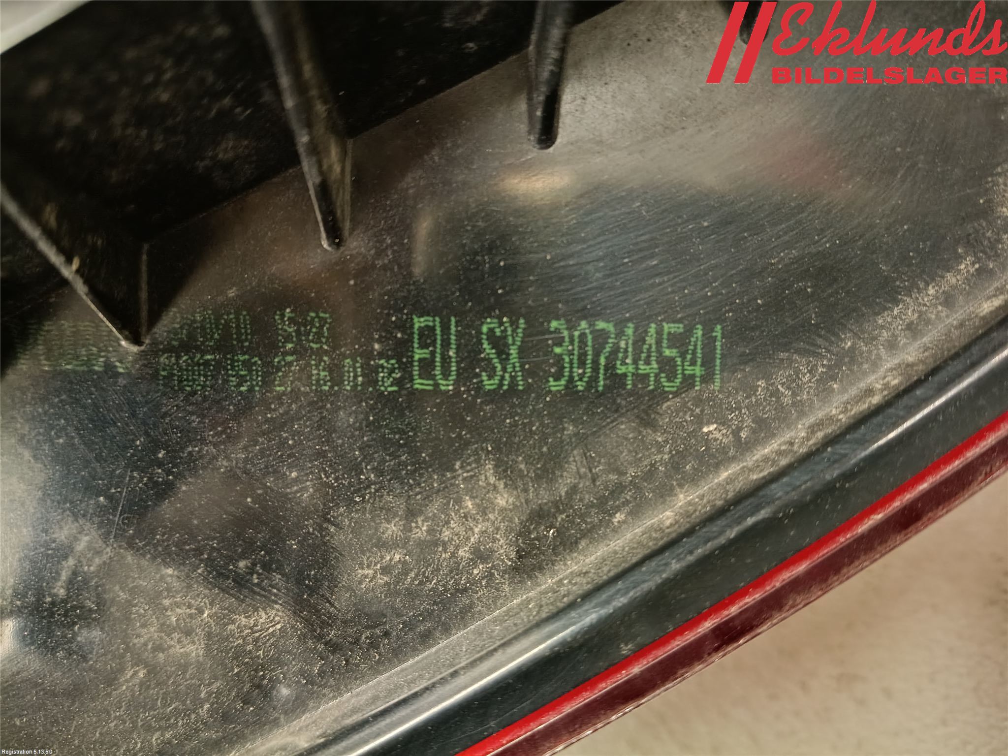 Volvo V50 08-12 Bakljus Vänster