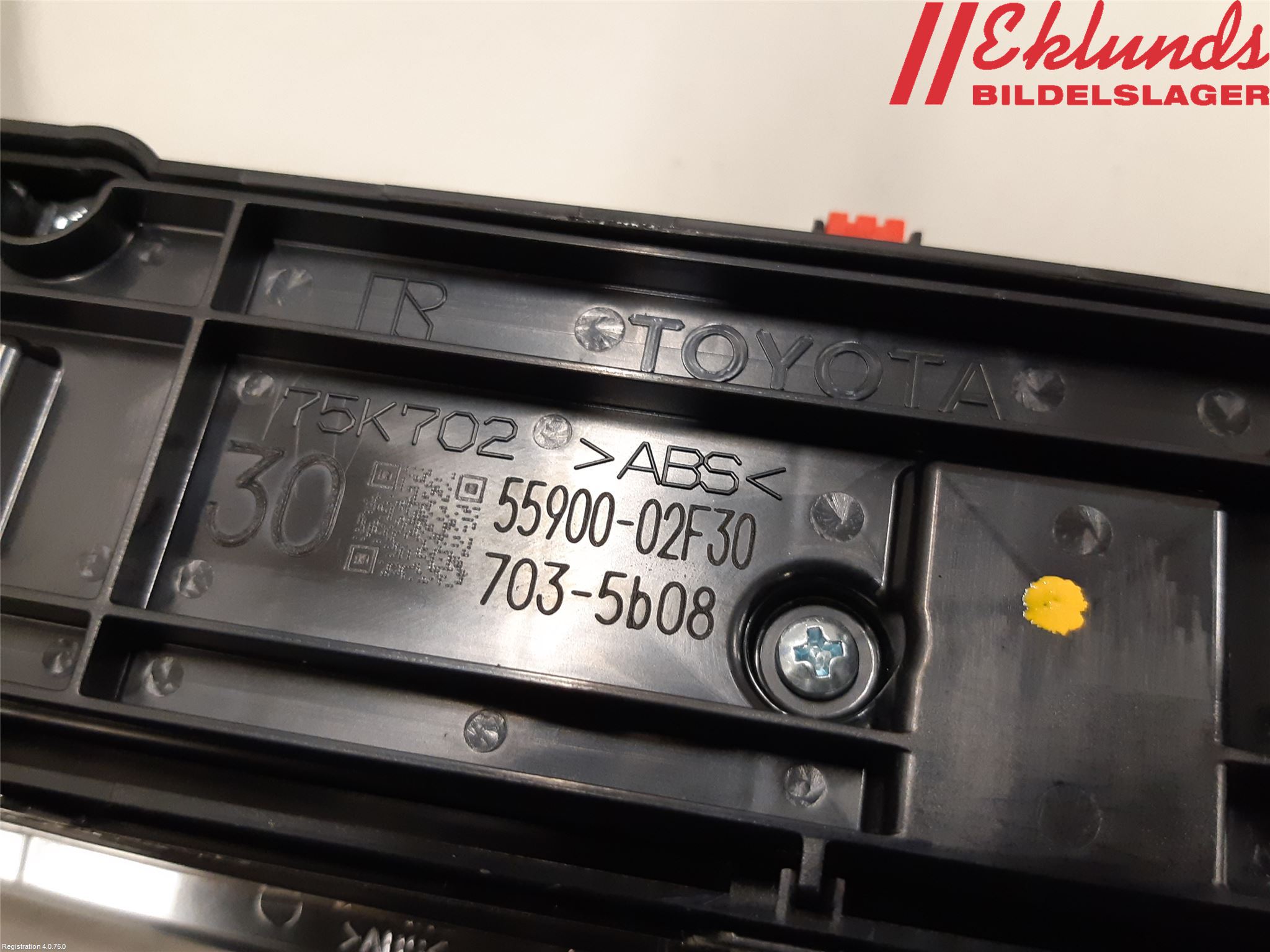 Toyota COROLLA 19- Ac Styrenhet Ac Manöveren