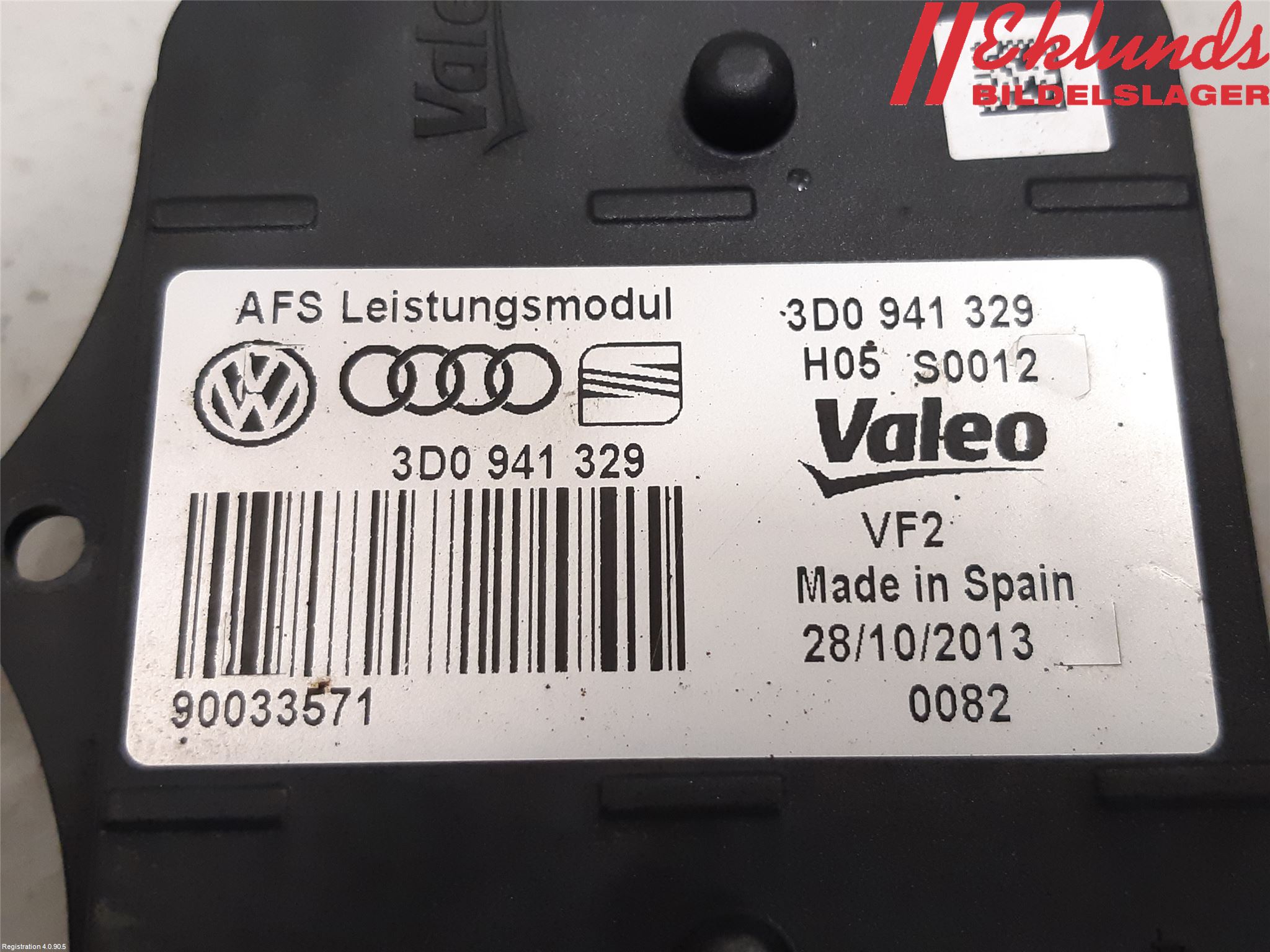 Volkswagen VW GOLF / E-GOLF VII 13-20 Styrenhet Strålkastare