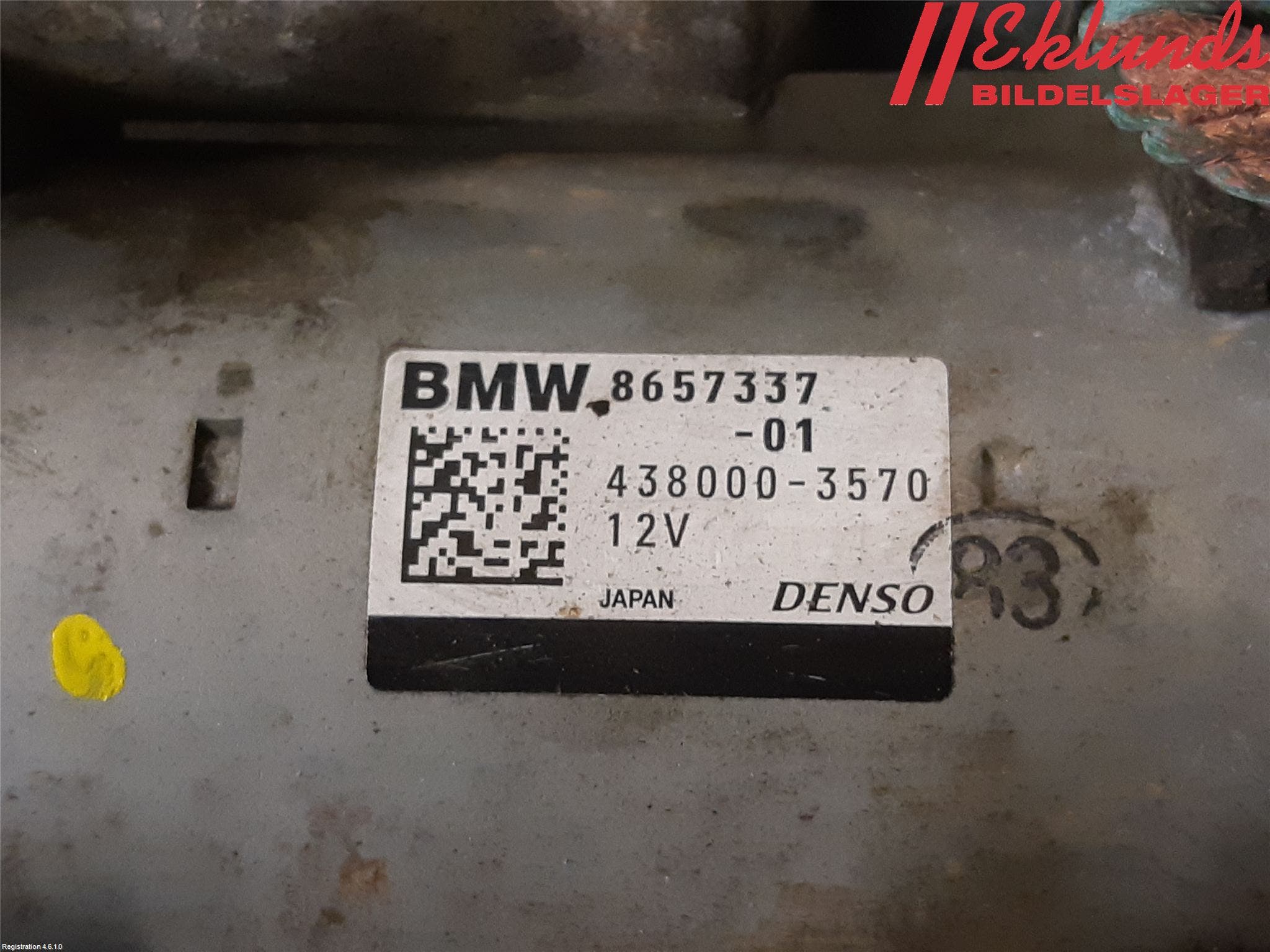 BMW 5 G30/G31/F90 17-23 Startmotor