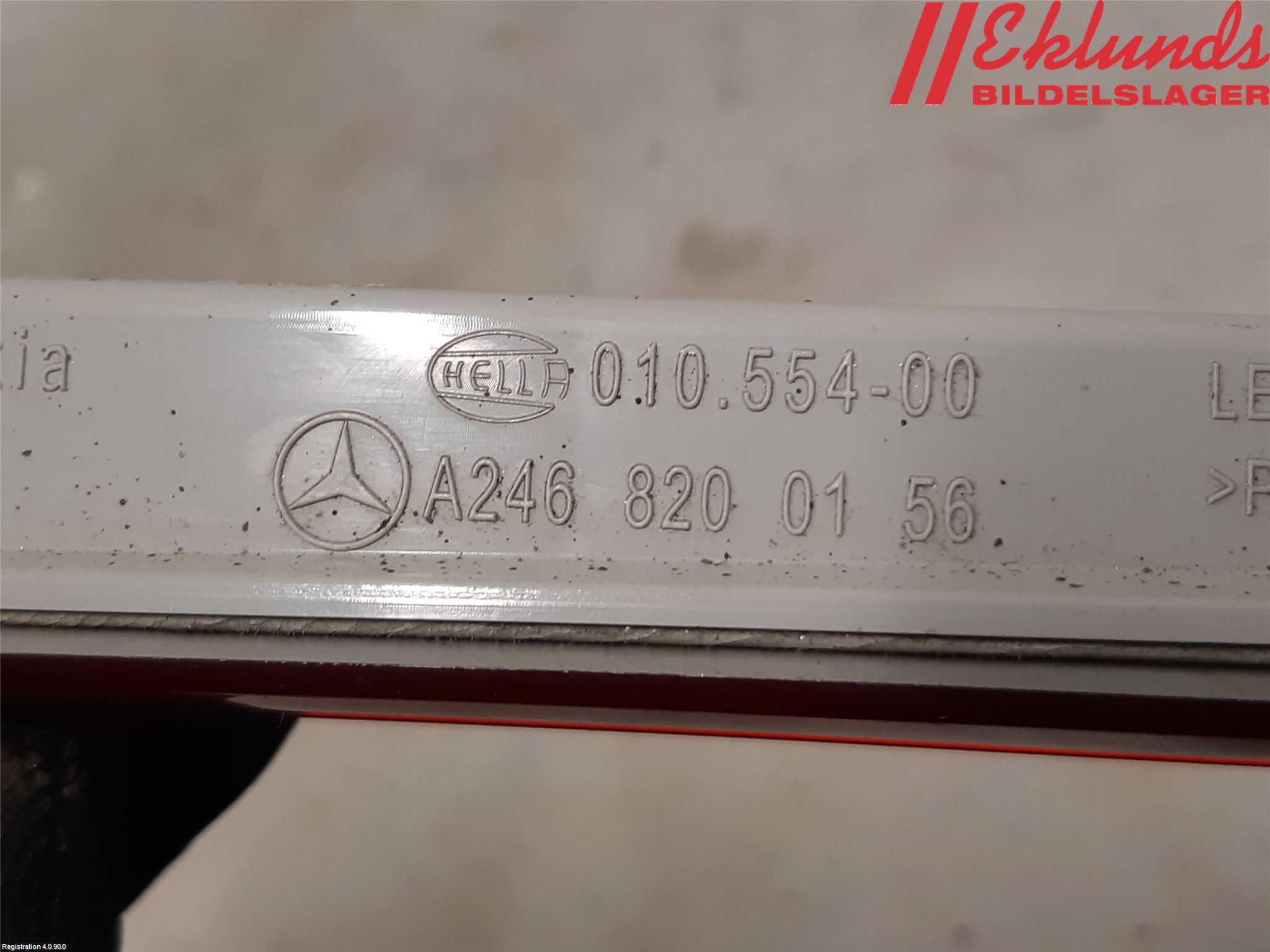 Mercedes-Benz MB B-KLASS (W246/W242) 12-19 Bromsljus Bakruta