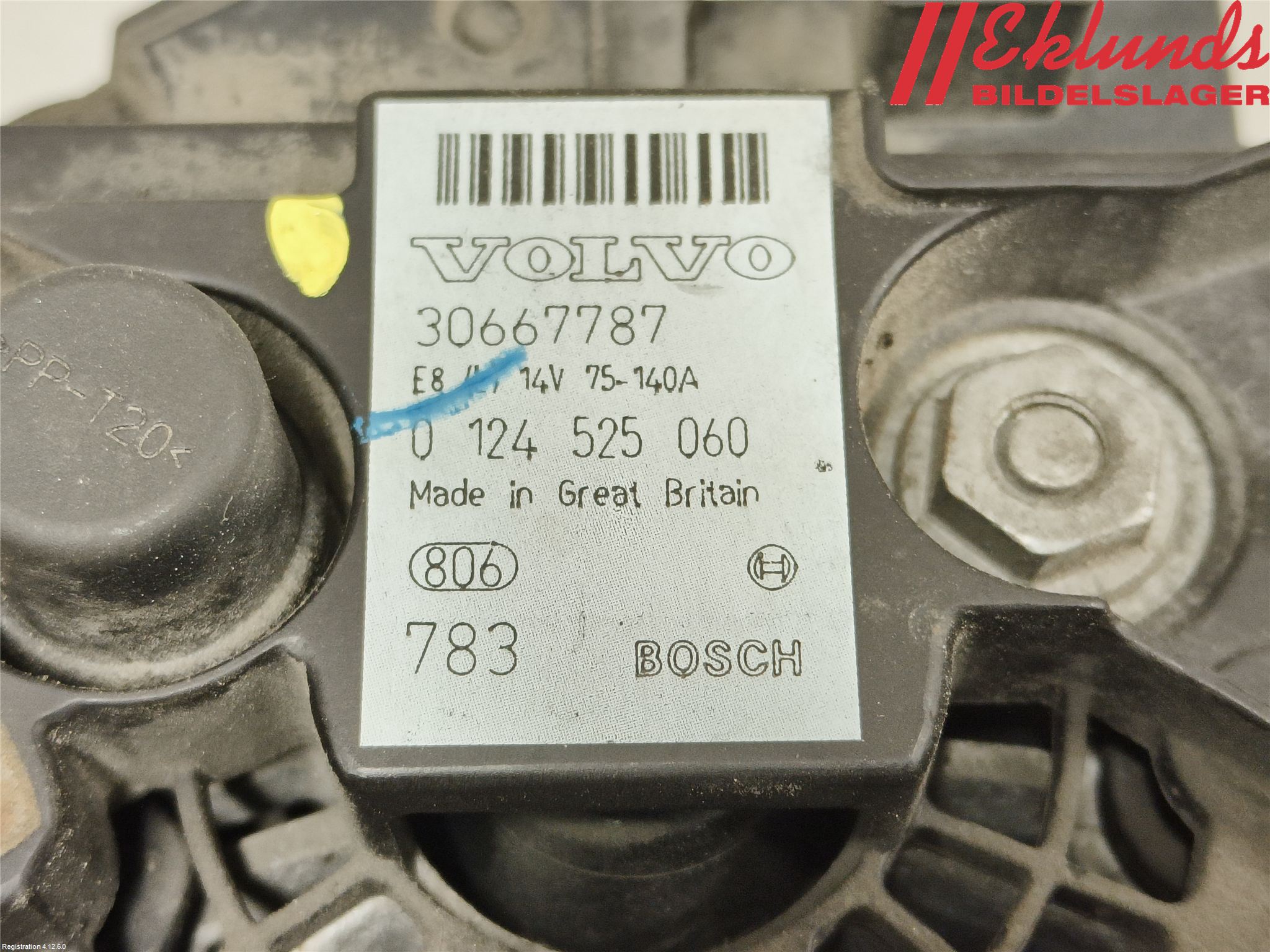 Volvo S60 05-10 Generator