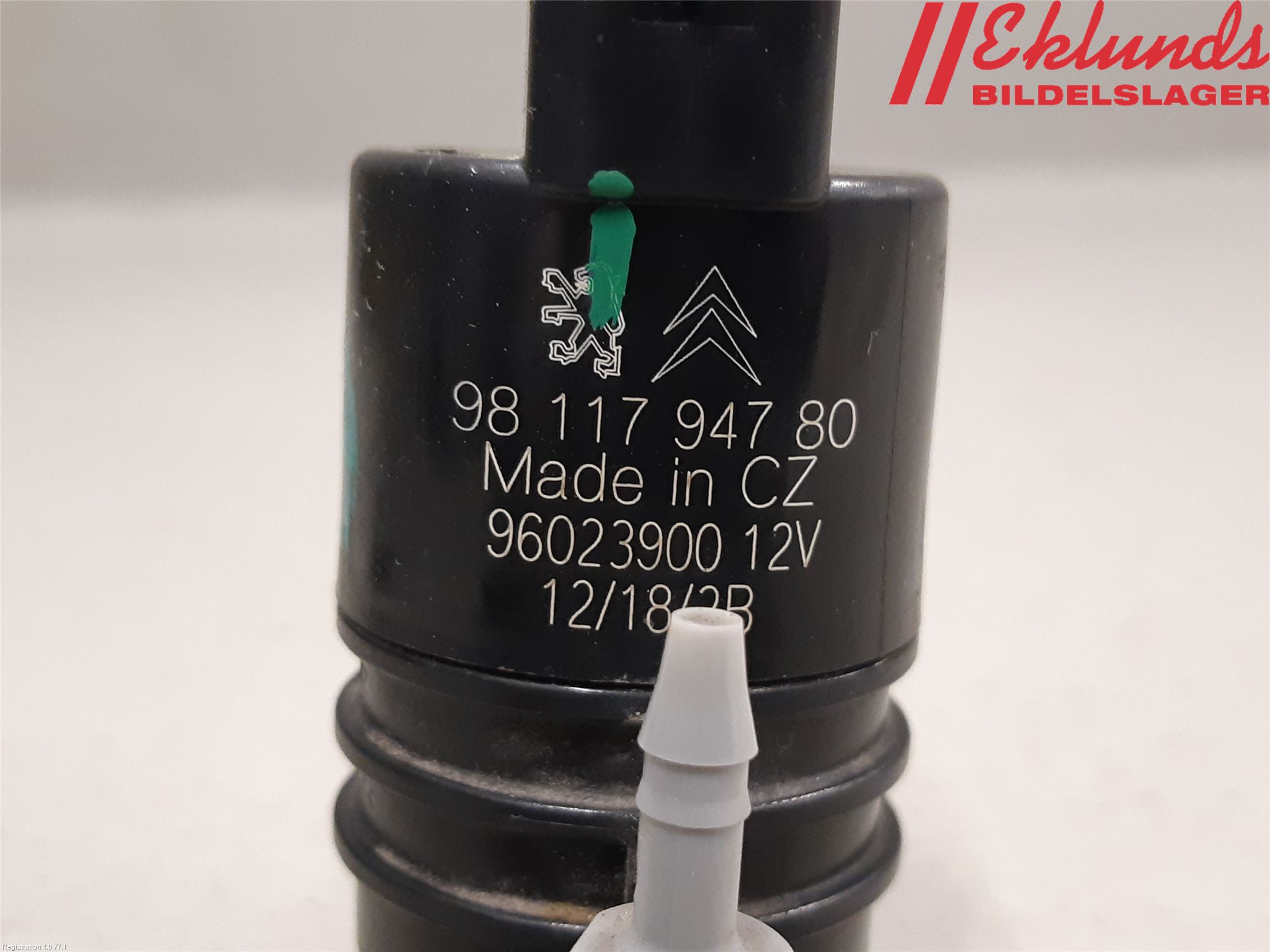 Toyota PROACE II 16- Spolarpump Vindruta