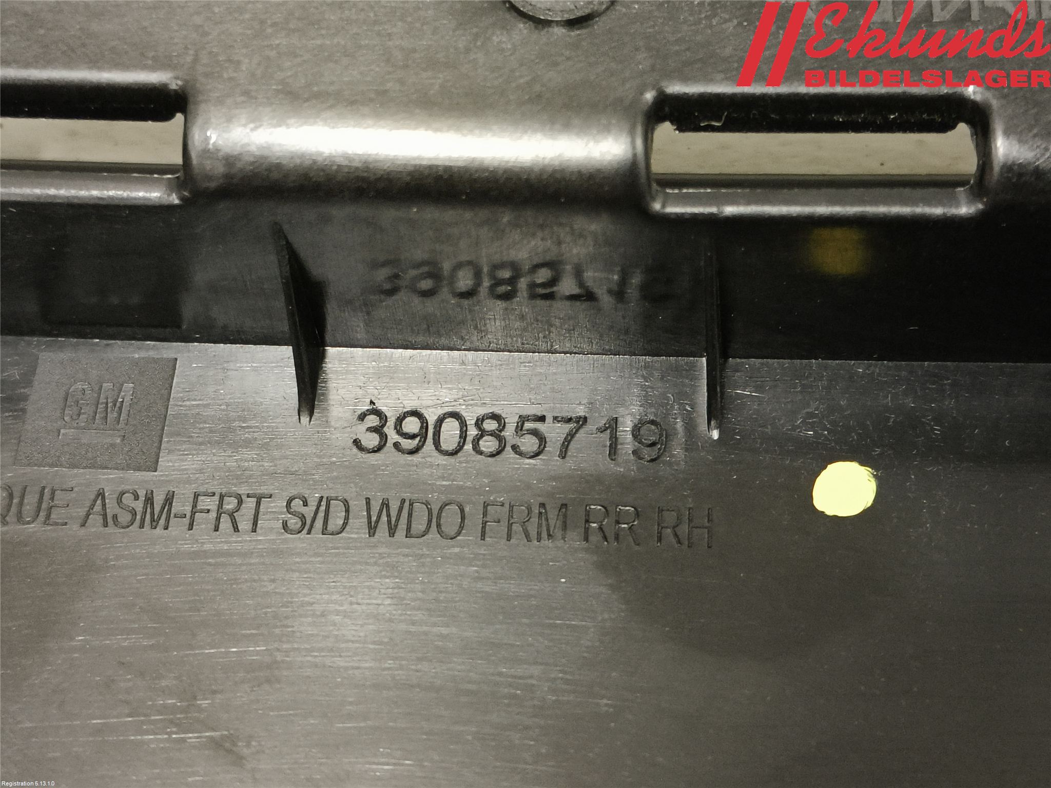Opel ASTRA K 16-22 Dörr Dekorlist Fram Hö