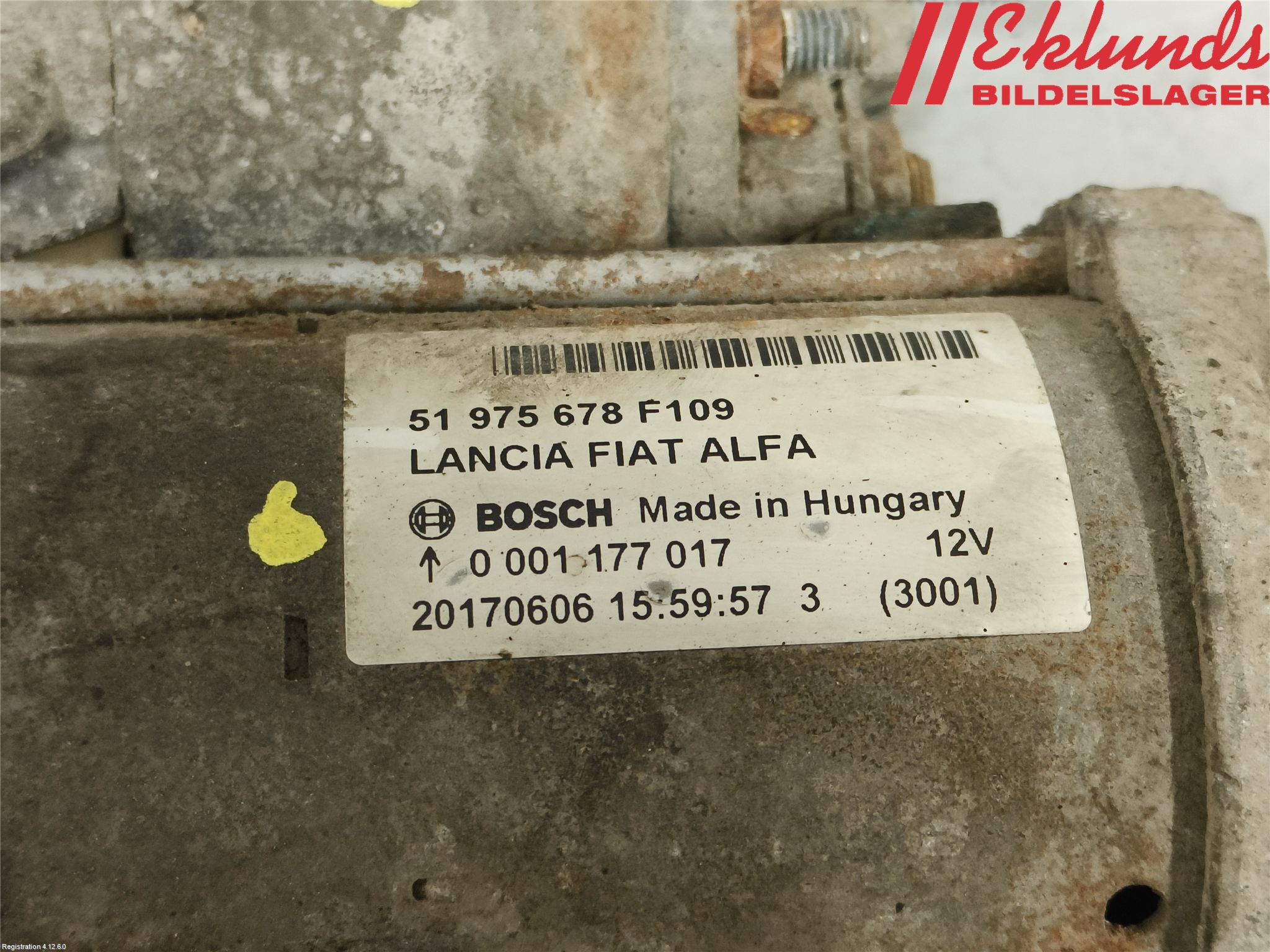 Fiat 500X 15- Startmotor