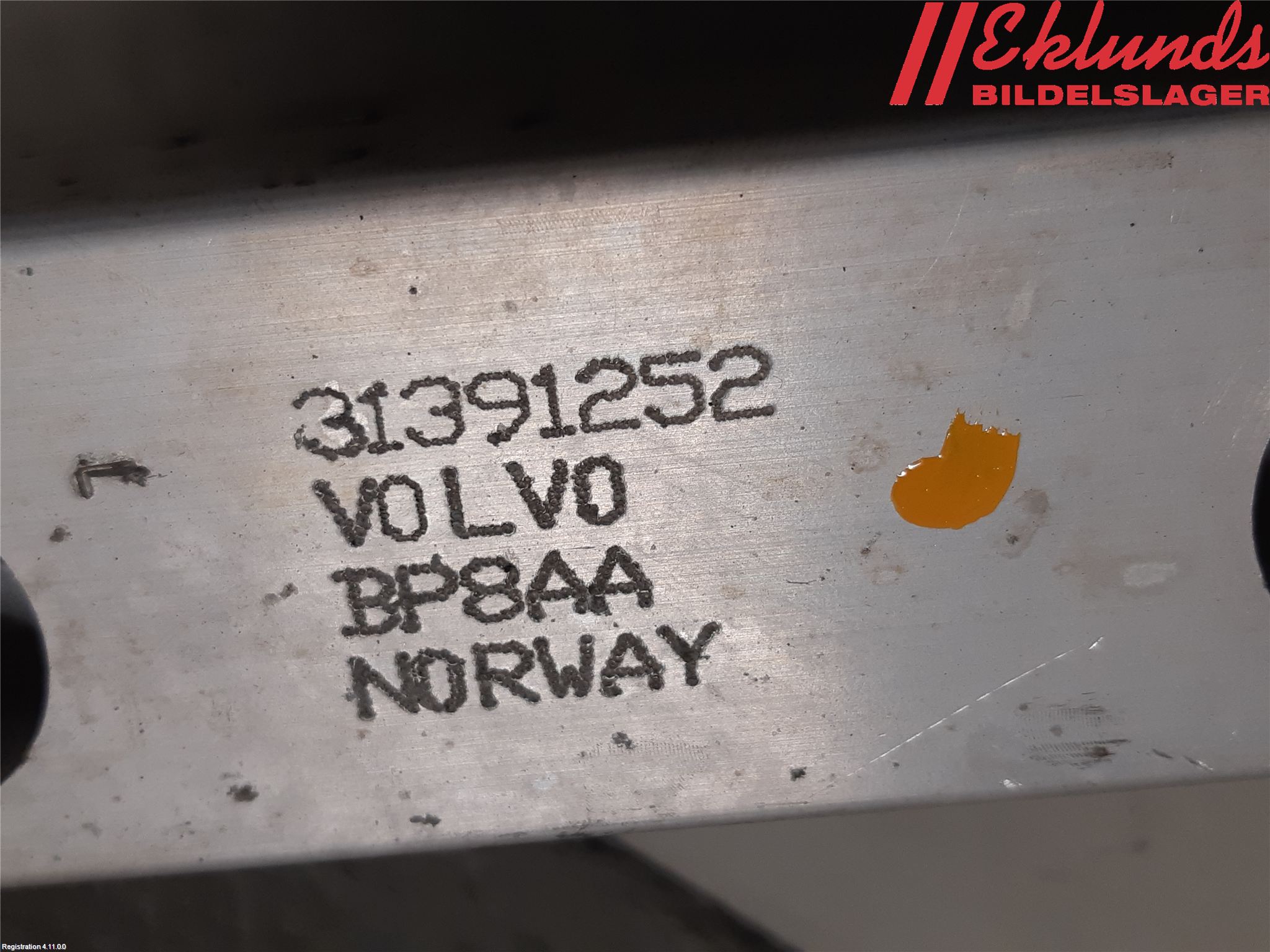 Volvo S90 17->> Frontplåt