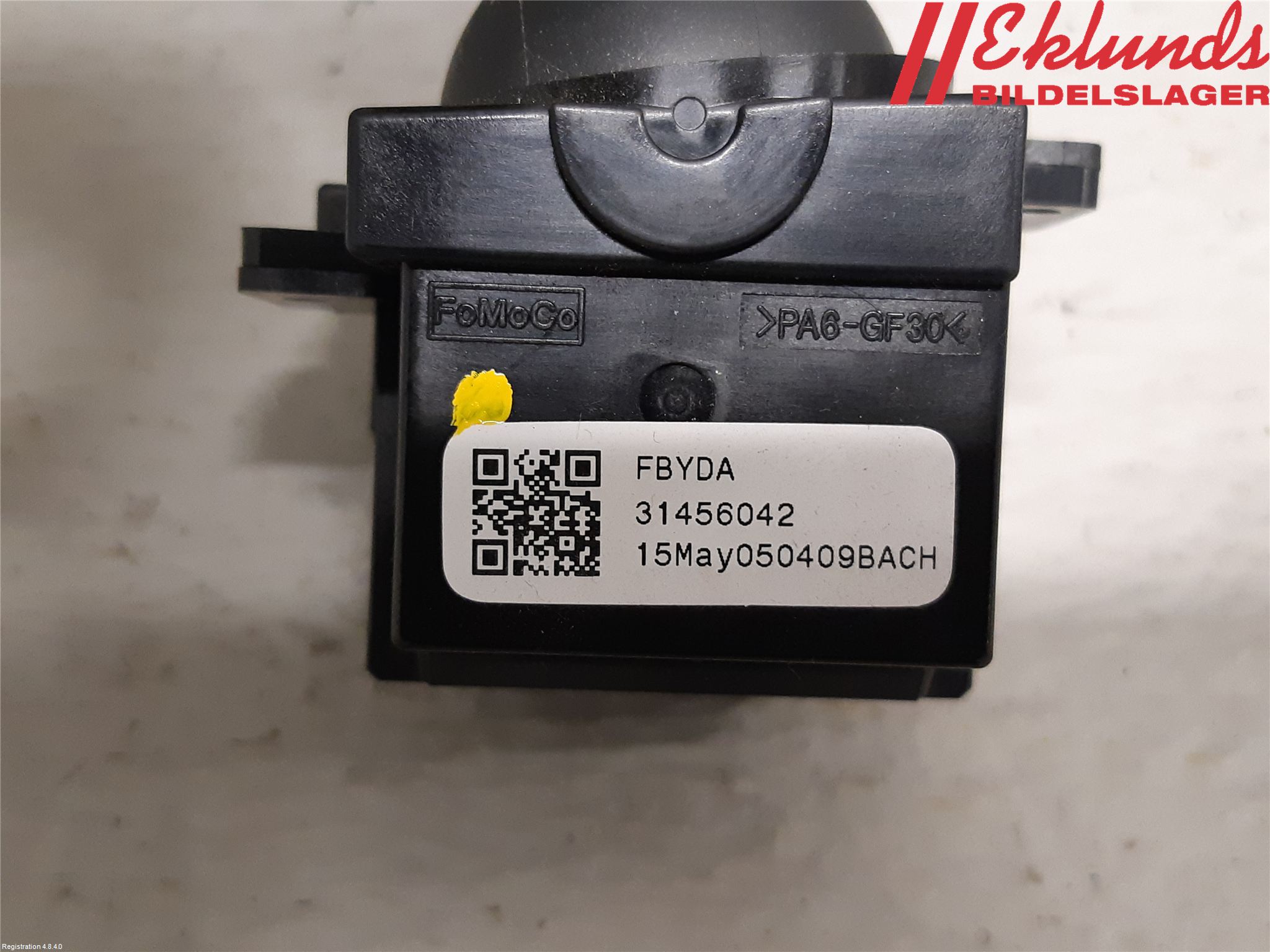 Volvo V70 14-16 Spak Torkar-Spolomk