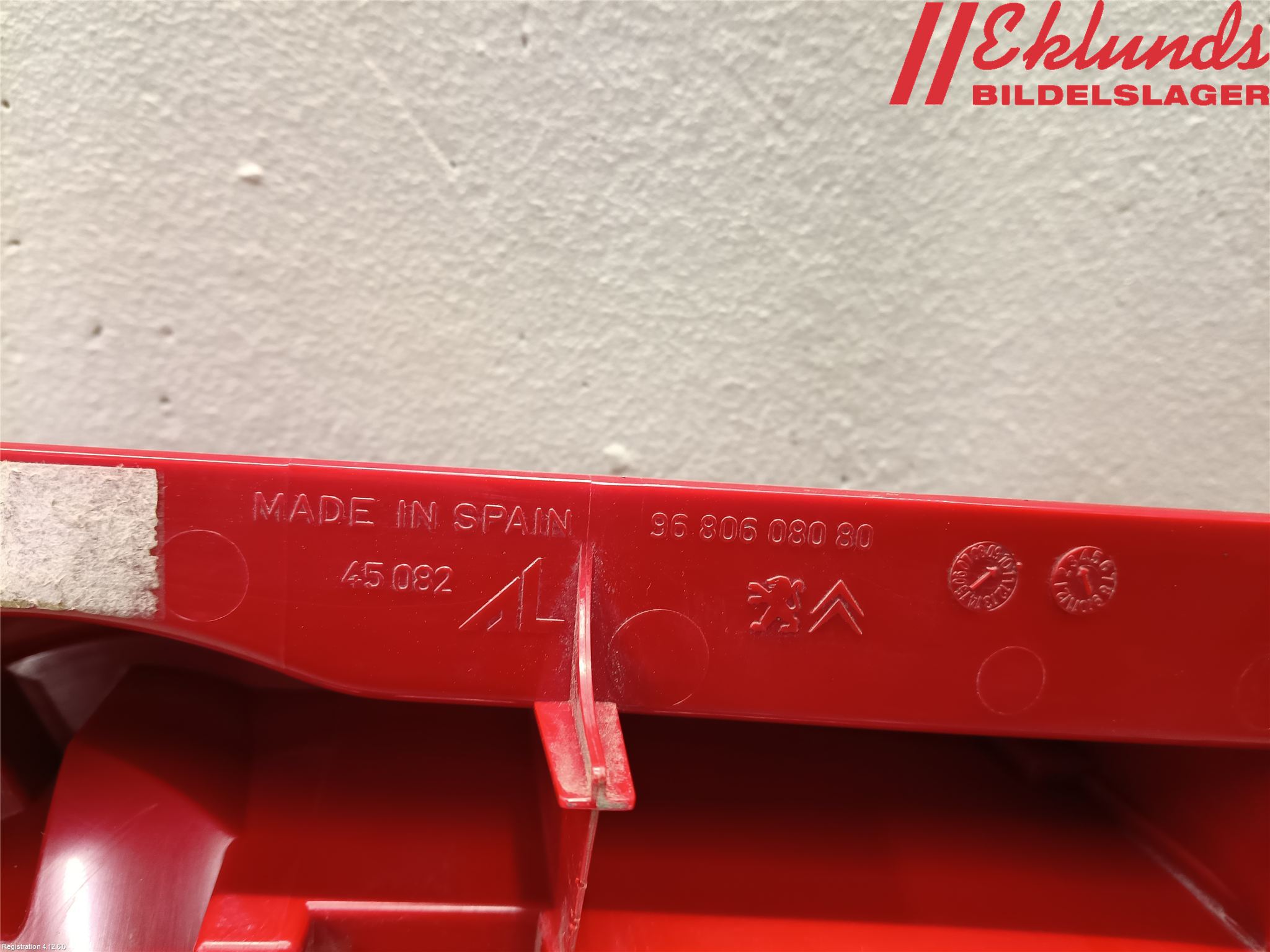 Citroen BERLINGO 08-18 Bakljus Vänster