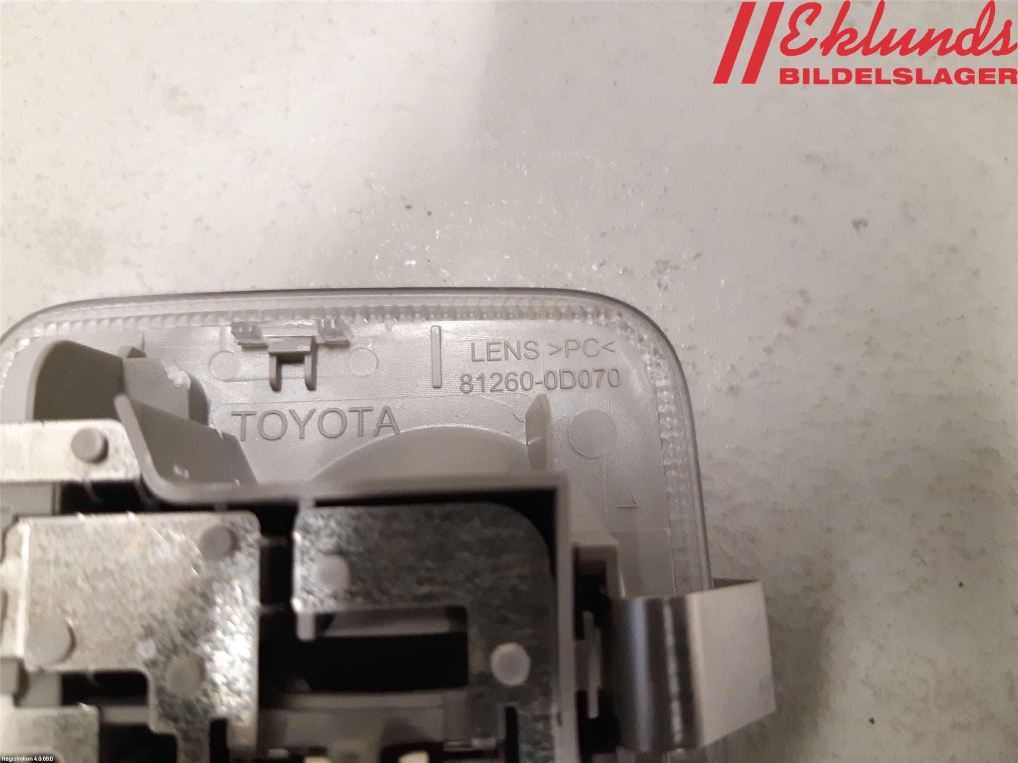 Toyota YARIS XP130 15-20 Innerbelysning