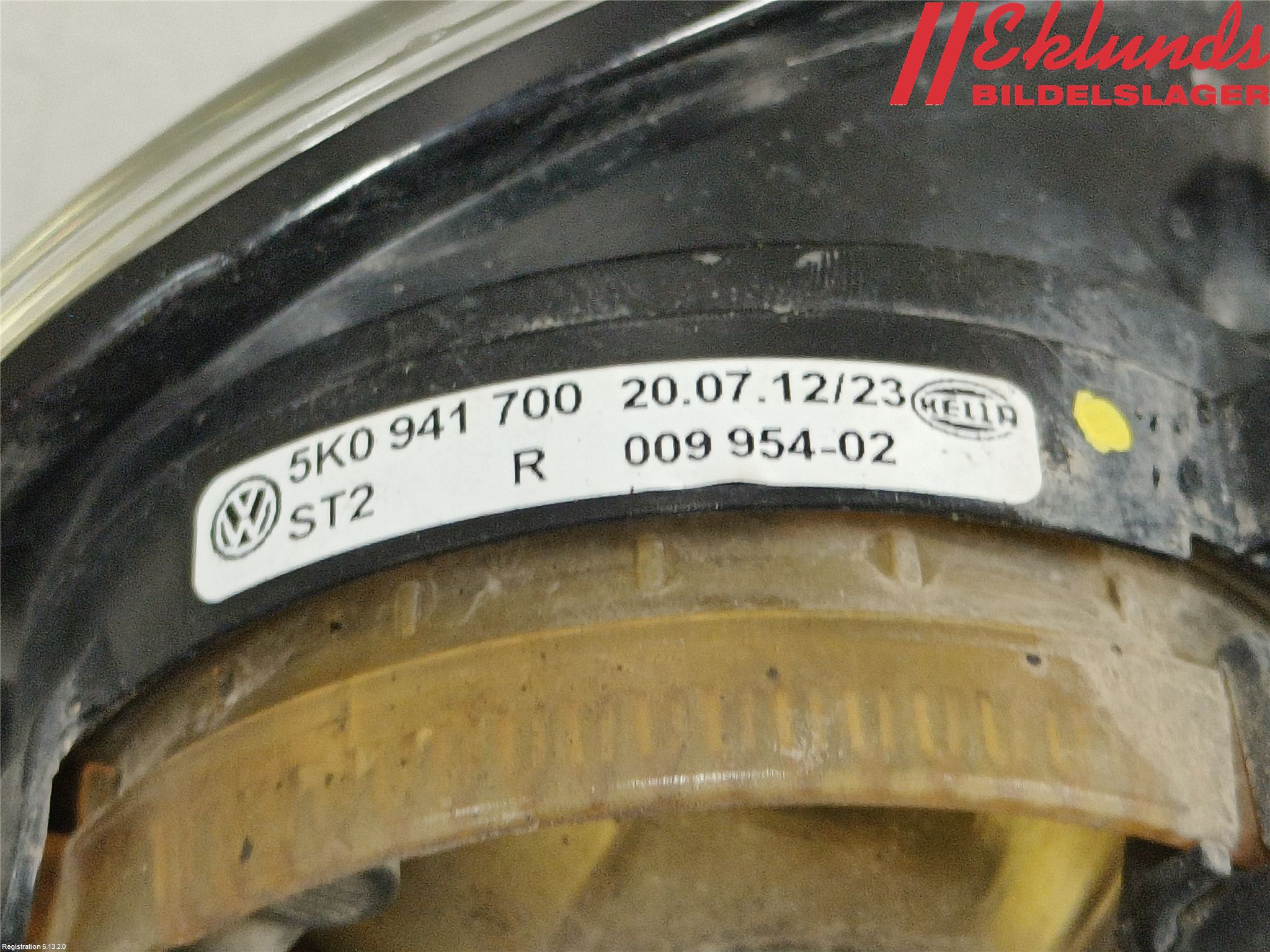 Volkswagen VW TIGUAN 07-16 Dimljus-Varselljus Fram