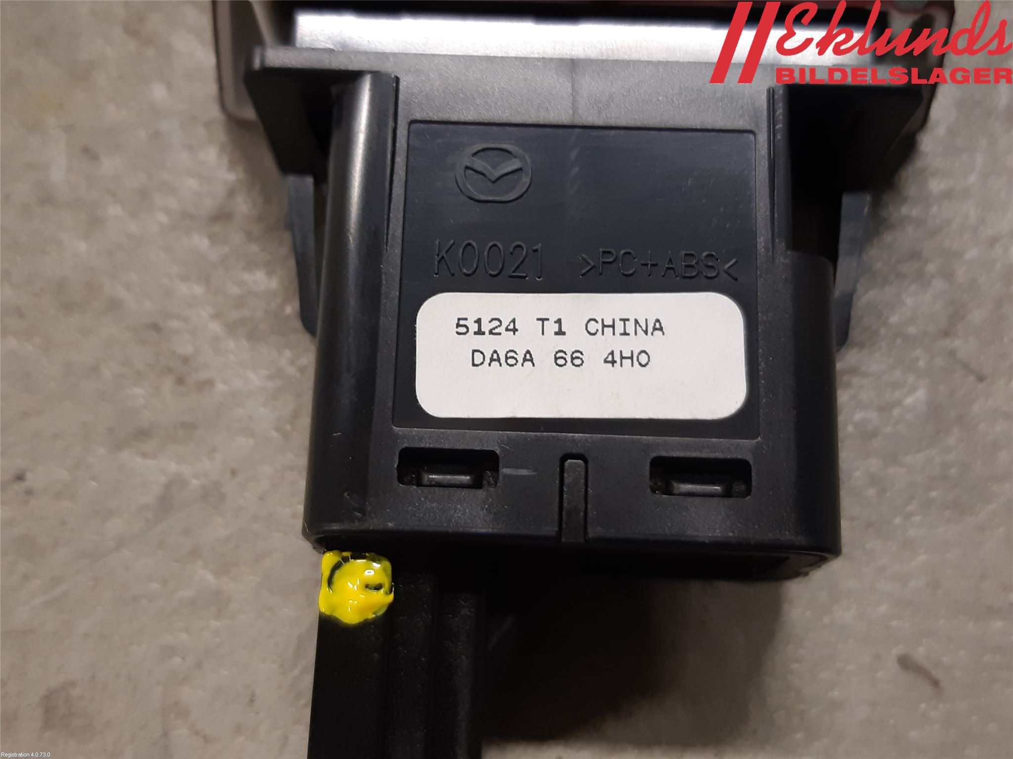 Mazda 2 (DJ) 15-22 Strömställare Varnings