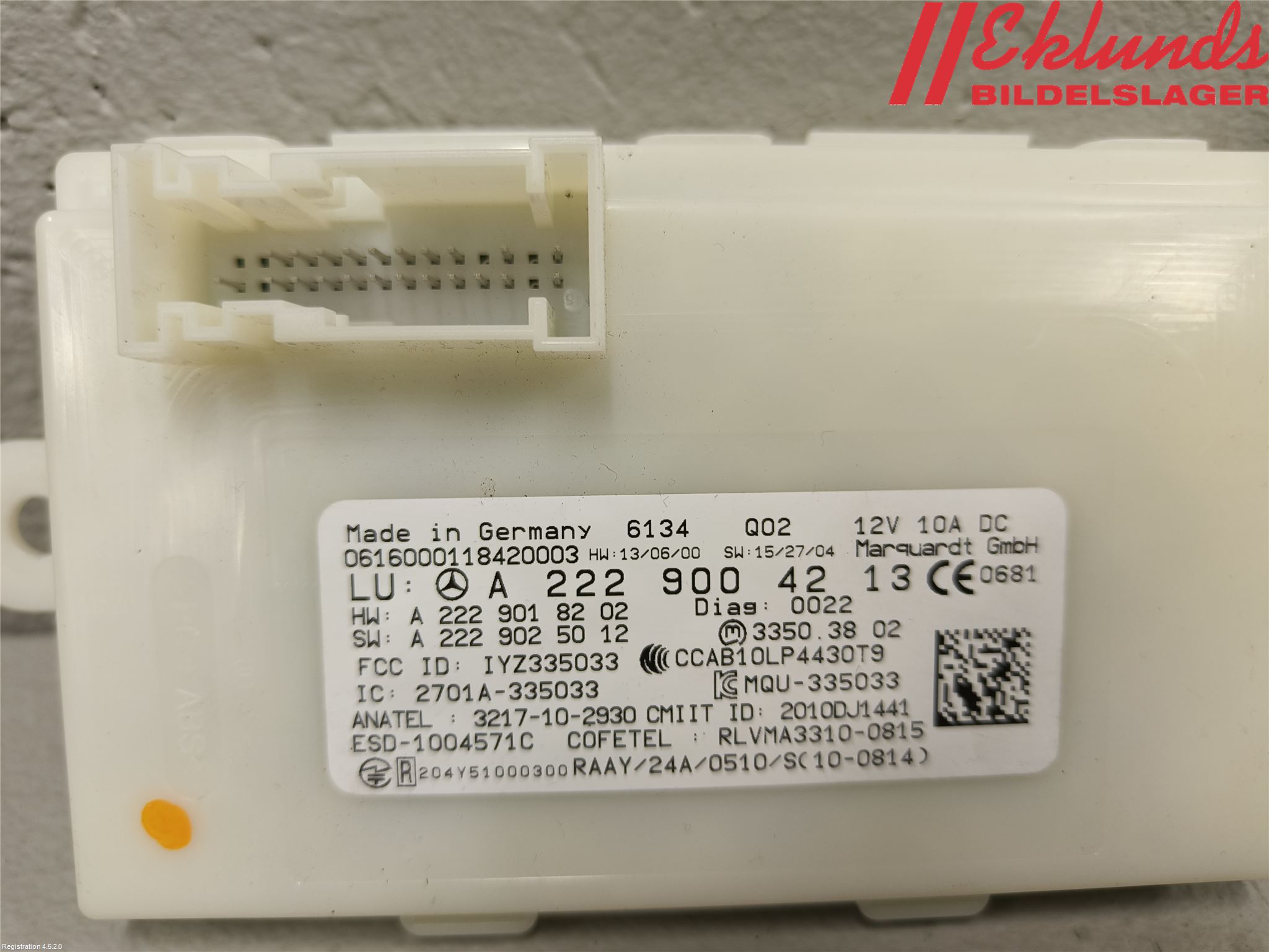 Mercedes-Benz MB GLC-KLASS (X253/C253) 15-22 Styrenhet Nyckellöst System