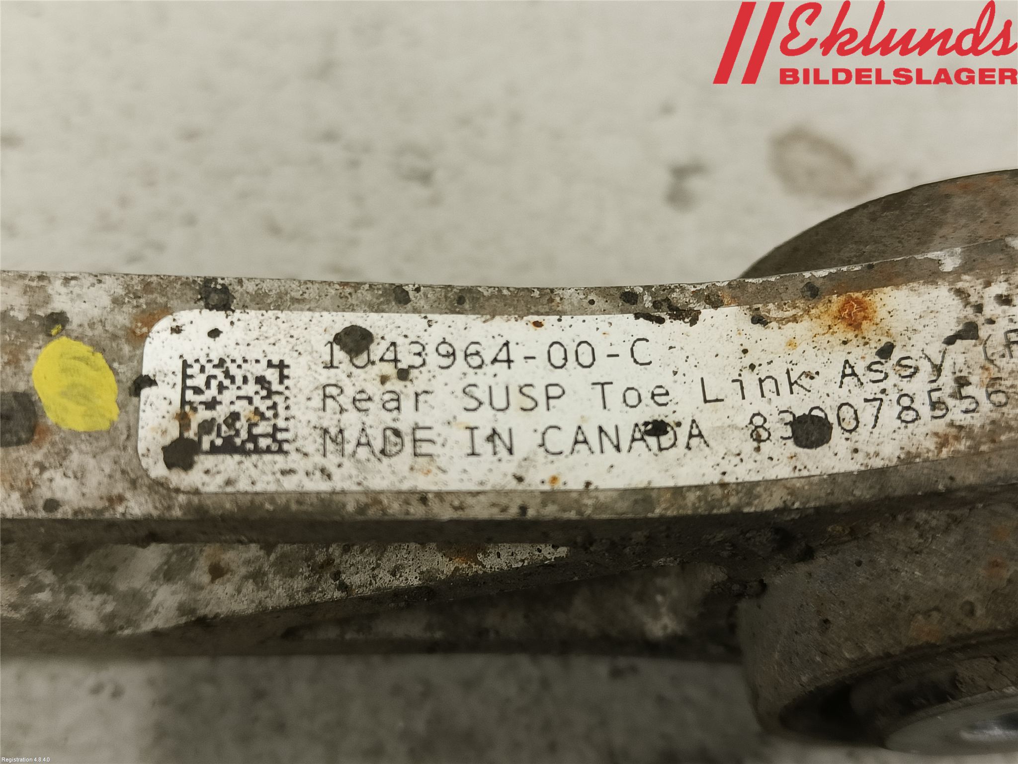 Tesla MODEL S 13- Bärarm Bak Övre Vänster