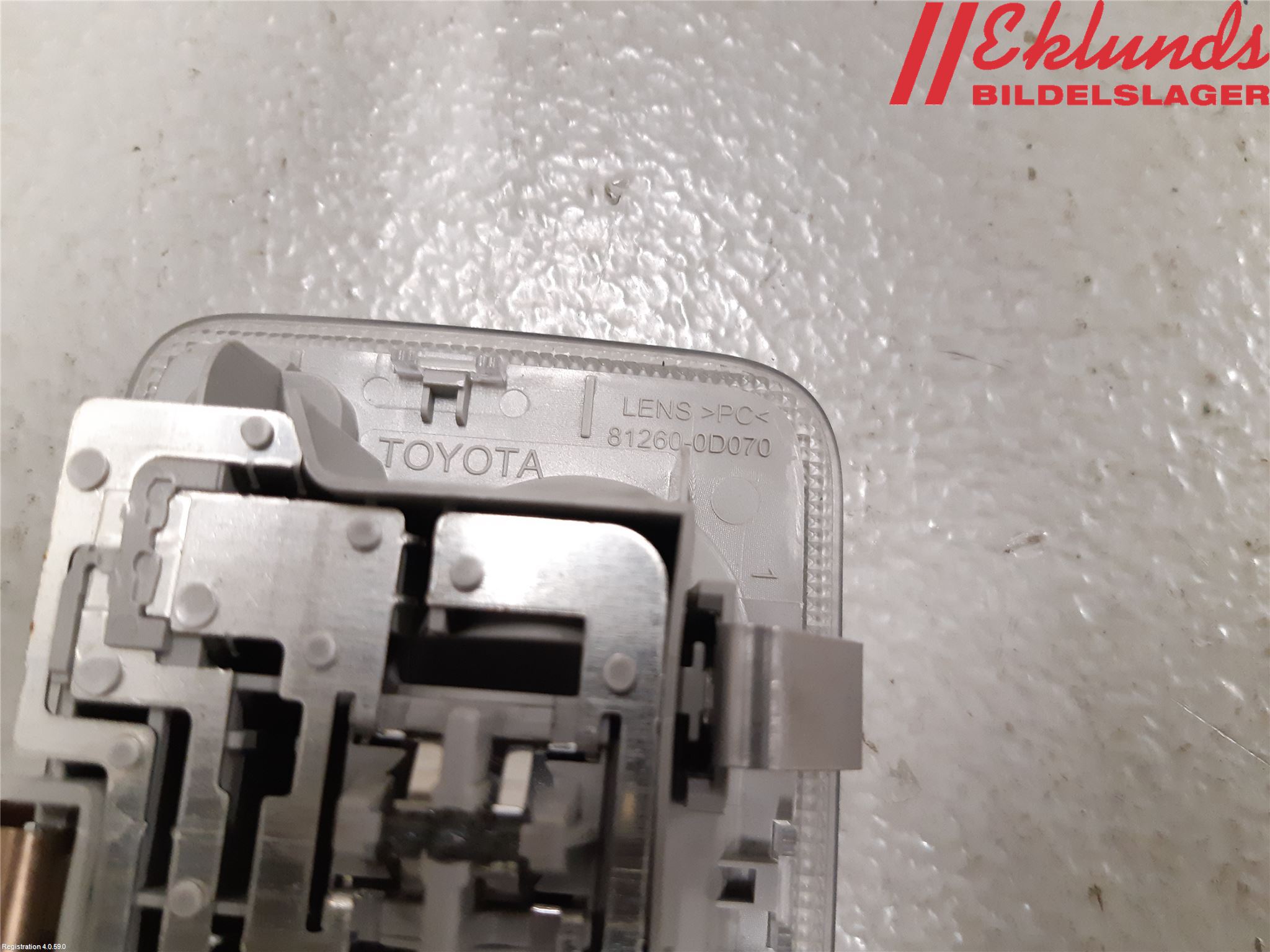 Toyota YARIS XP130 15-20 Innerbelysning