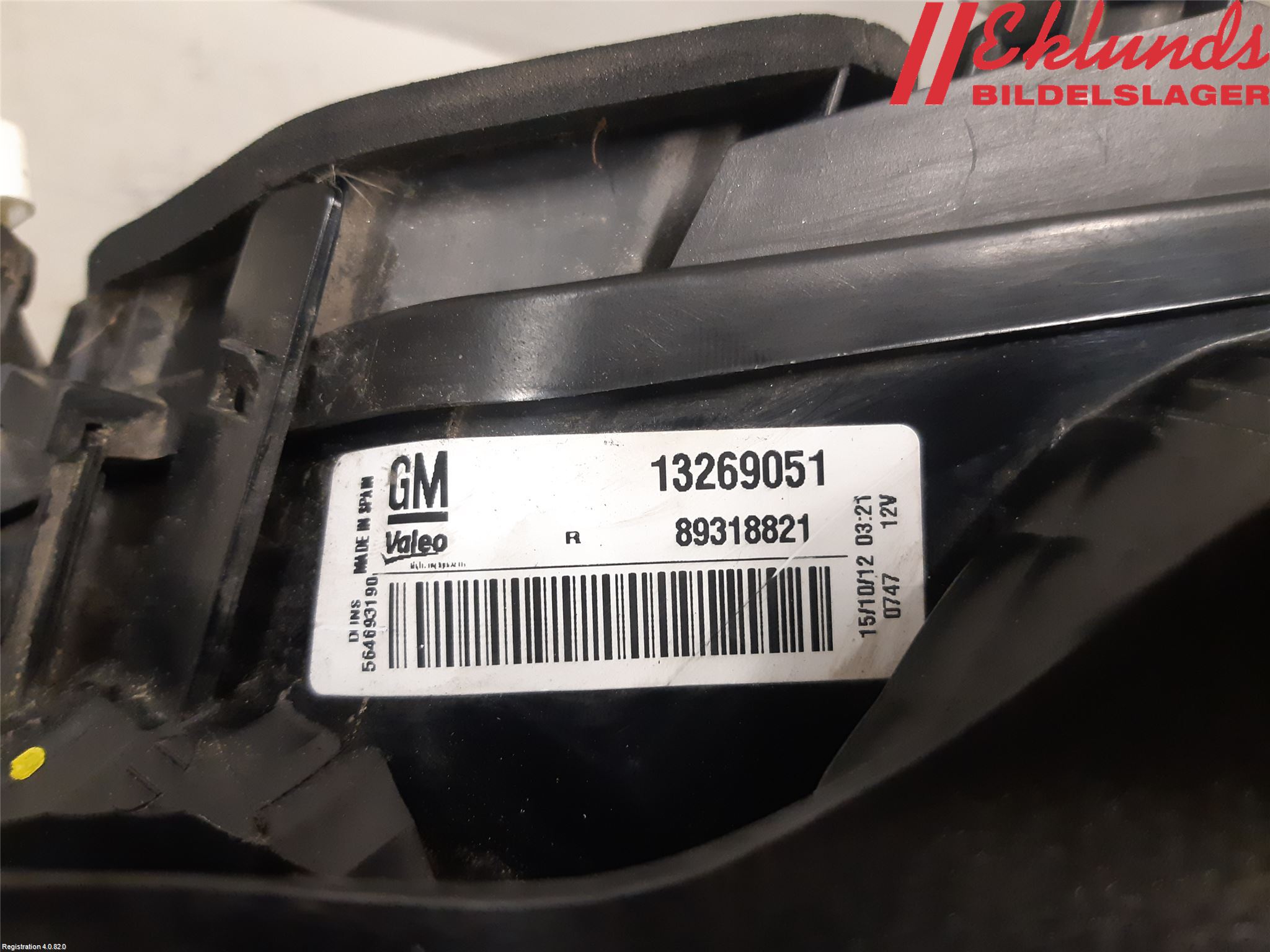 Opel CORSA D 07-14 Bakljus Höger