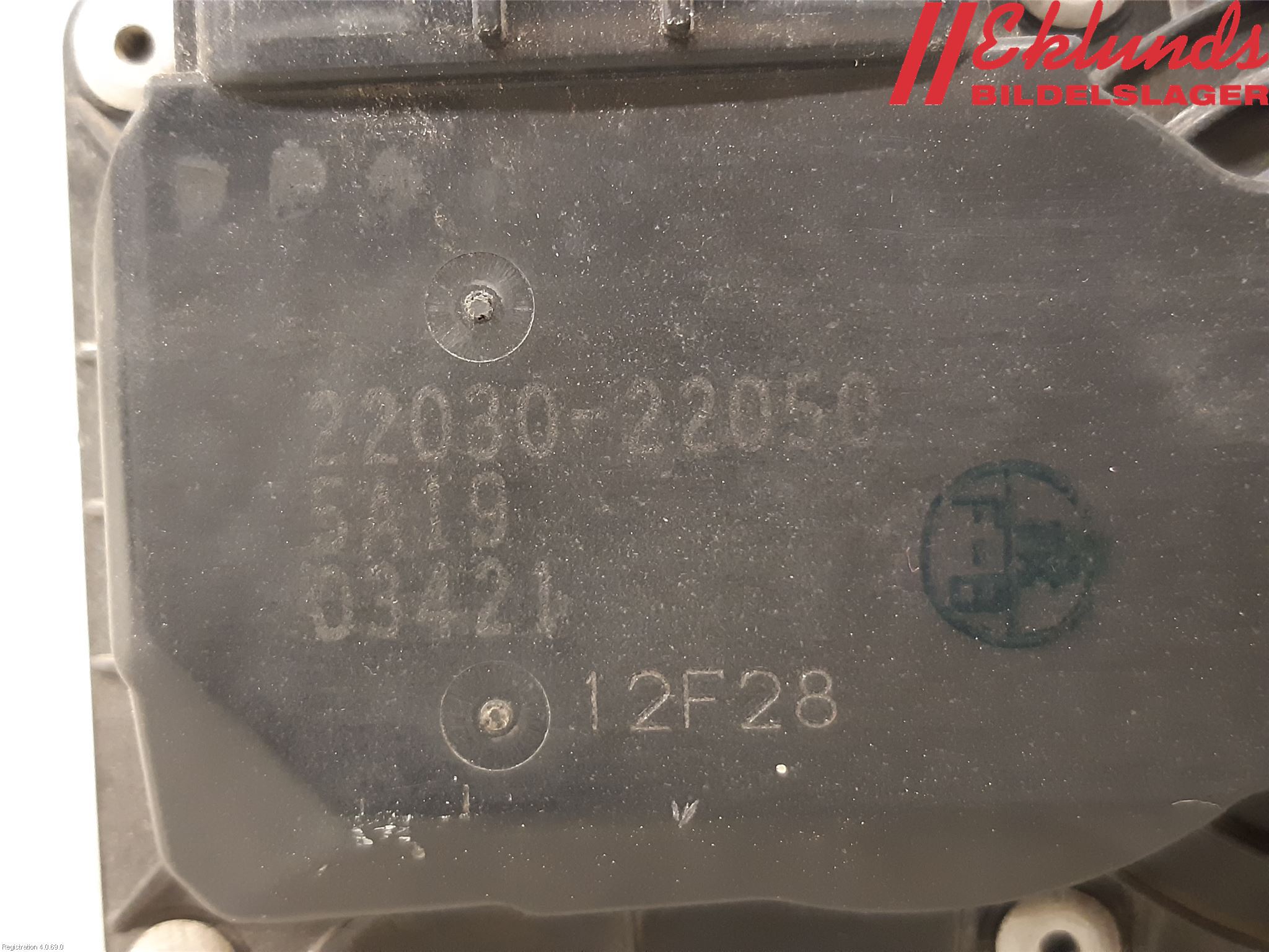 Toyota COROLLA 02-07 Injspjällhus