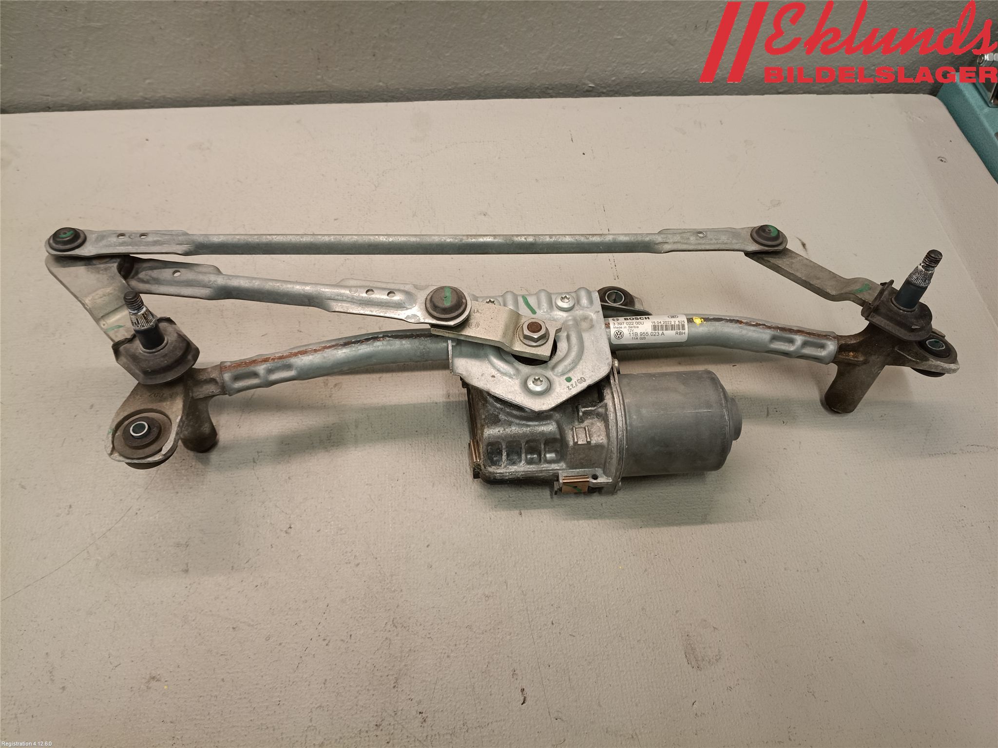 Volkswagen VW ID.4 21- Torkarmotor Vindruta