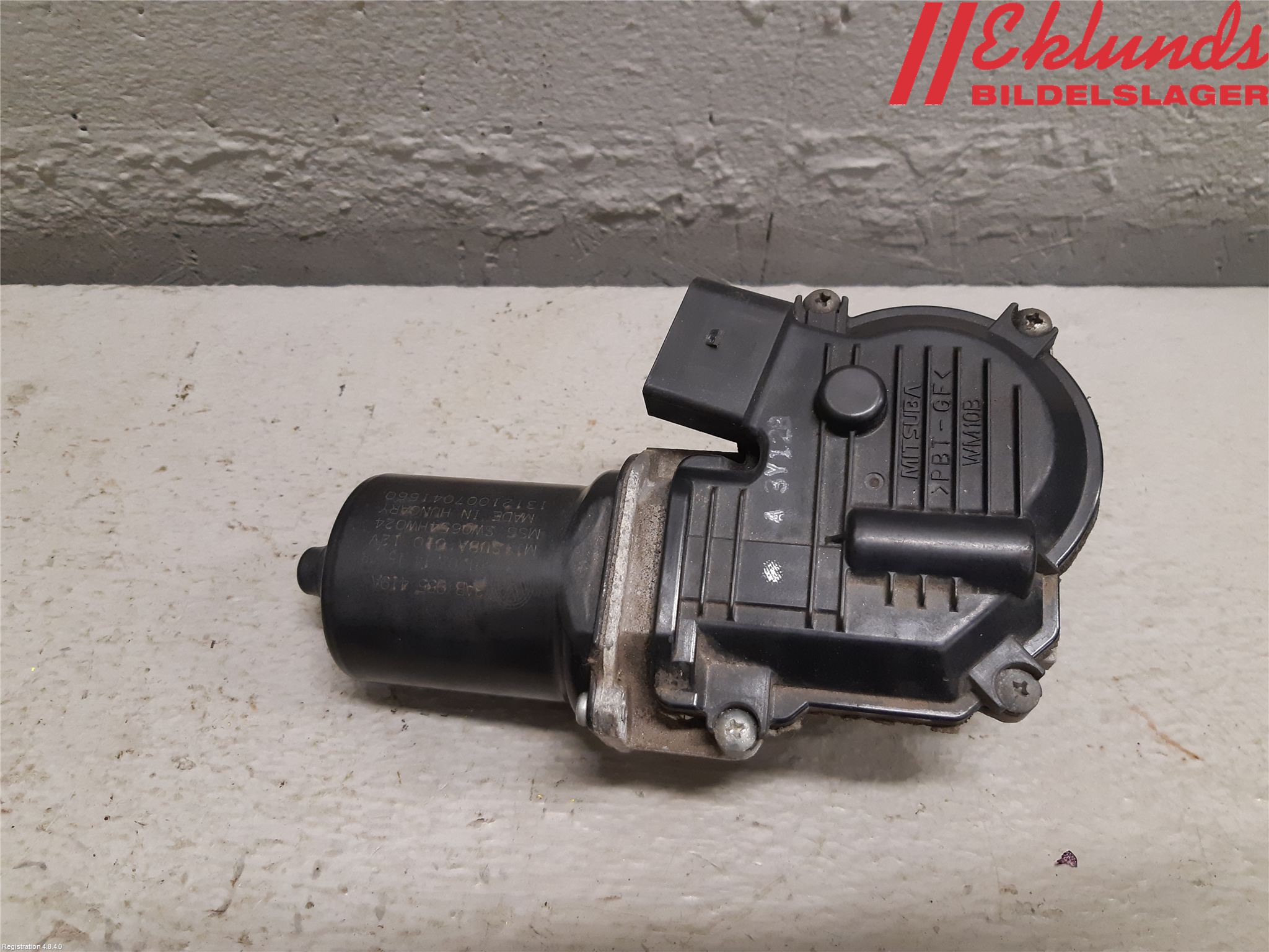 Volkswagen VW PASSAT 11-14 Torkarmotor Vindruta