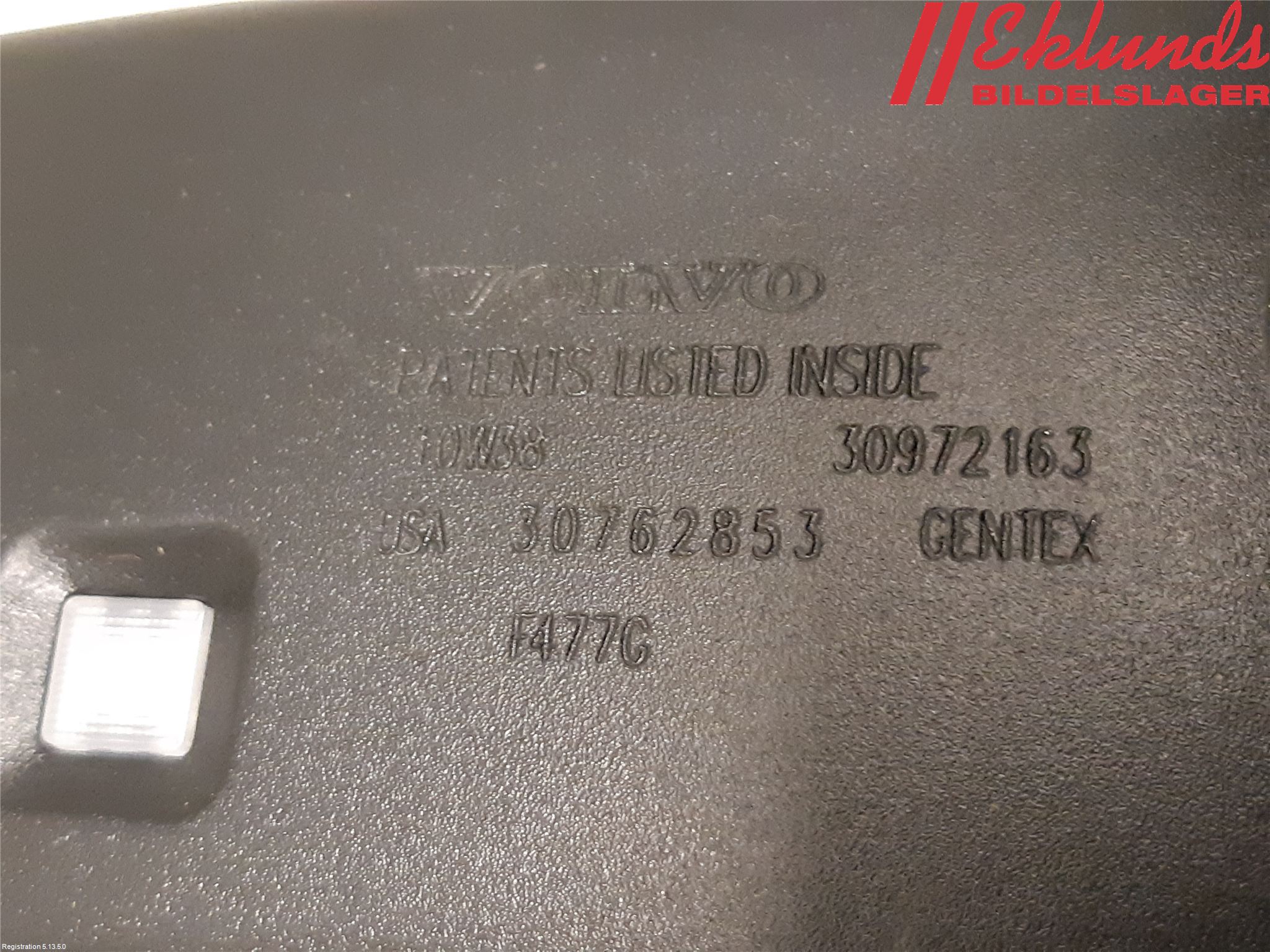 Volvo XC60 09-13 Spegel Invändig El