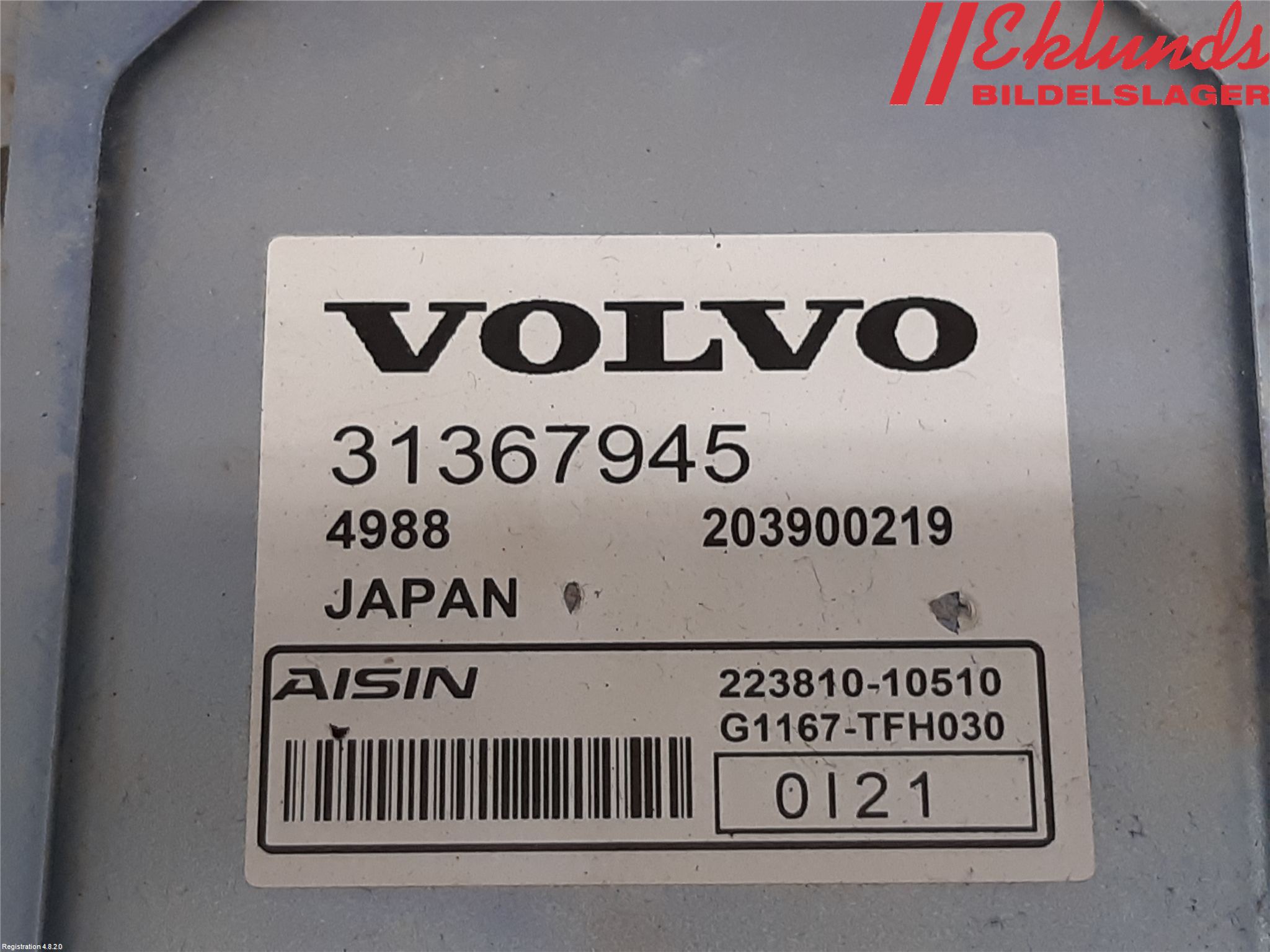 Volvo XC60 18- Styrenhet Växellåda