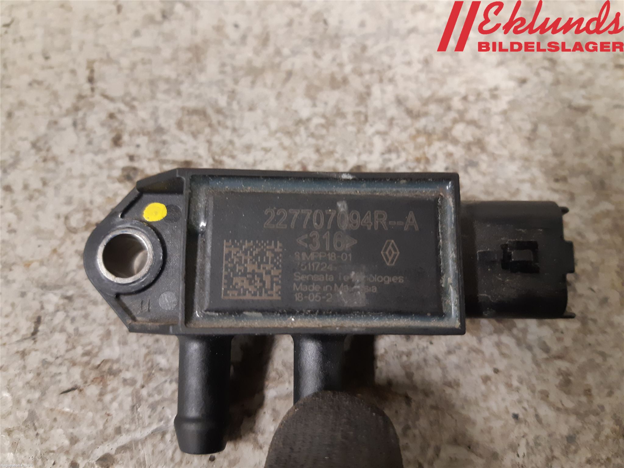Nissan QASHQAI 17-21 Givare Temp-Tryck Avgas