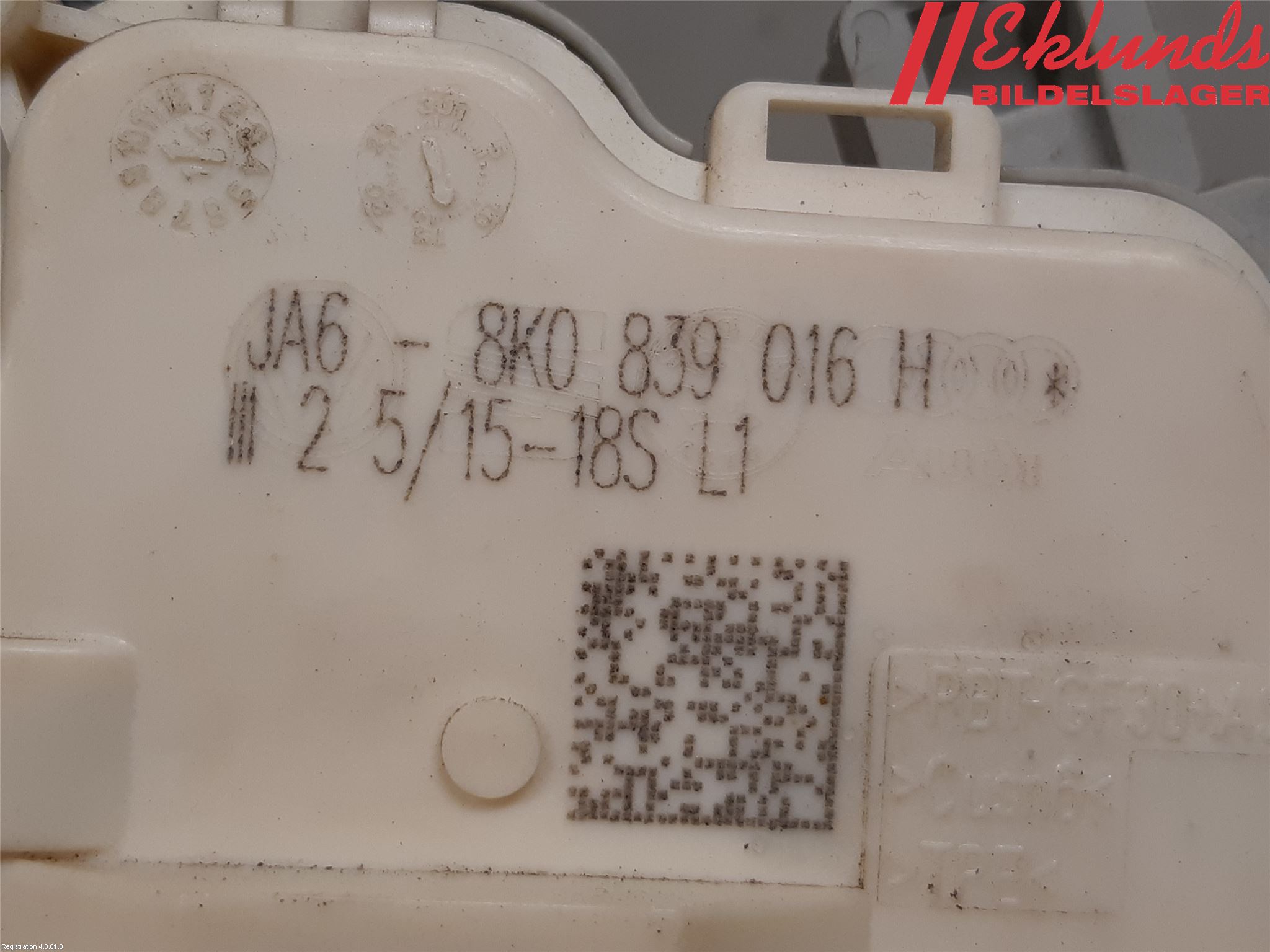 Audi A4 12-15 Låskista-Dörrlås