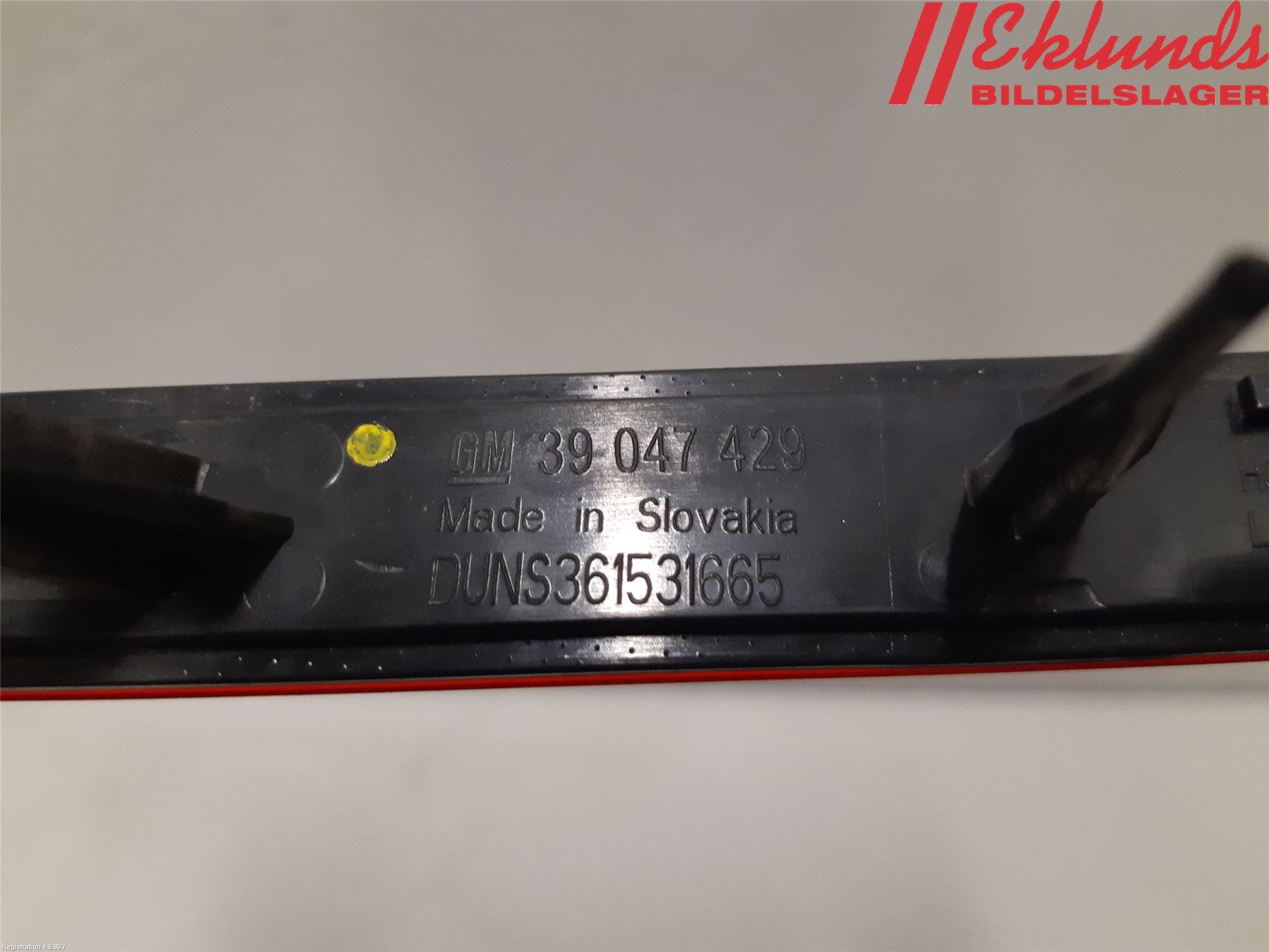 Opel ASTRA K 16-22 Dimljus/Reflex Bak