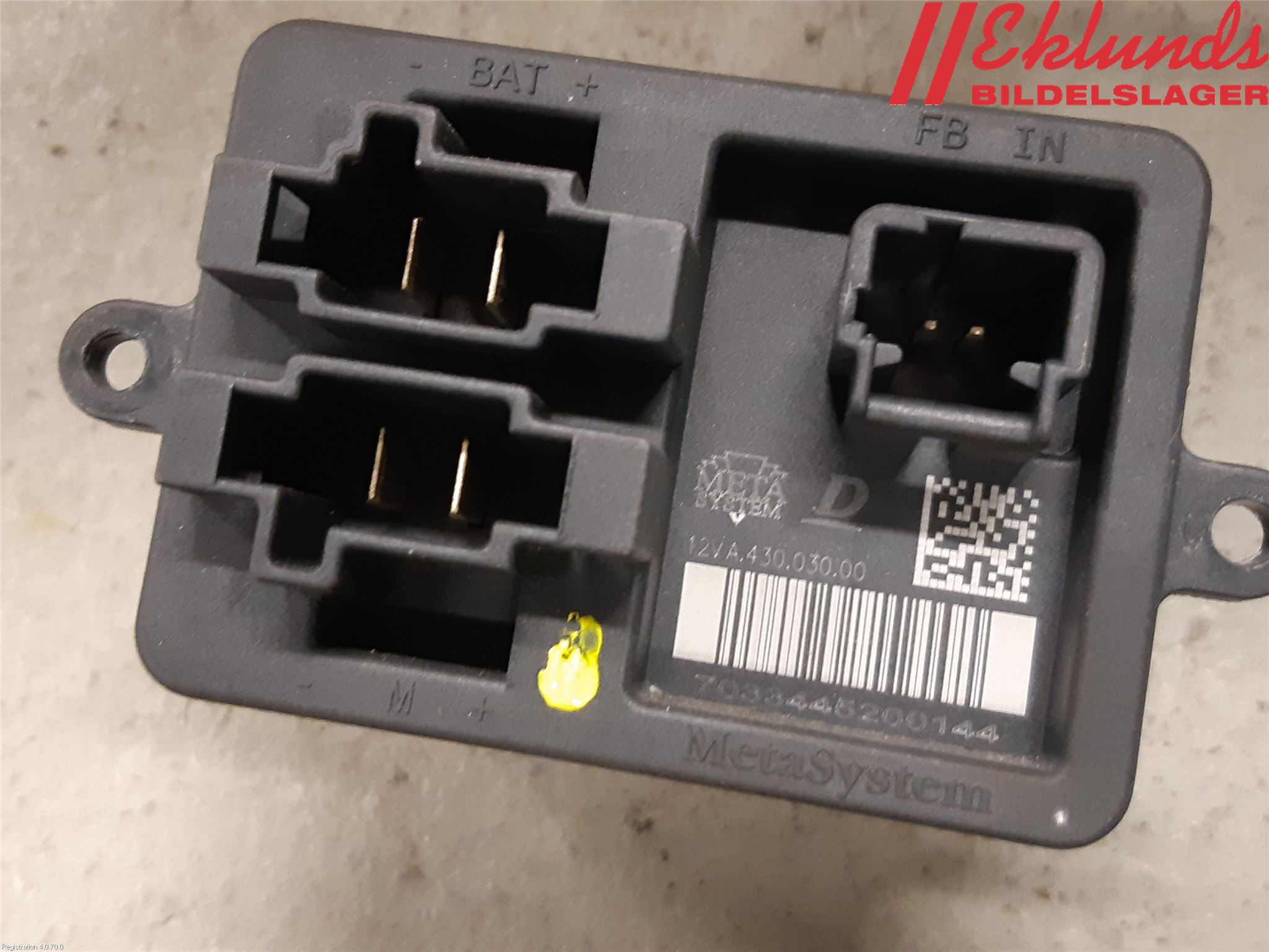 Toyota PROACE II 16- Värmefläktsmotstånd