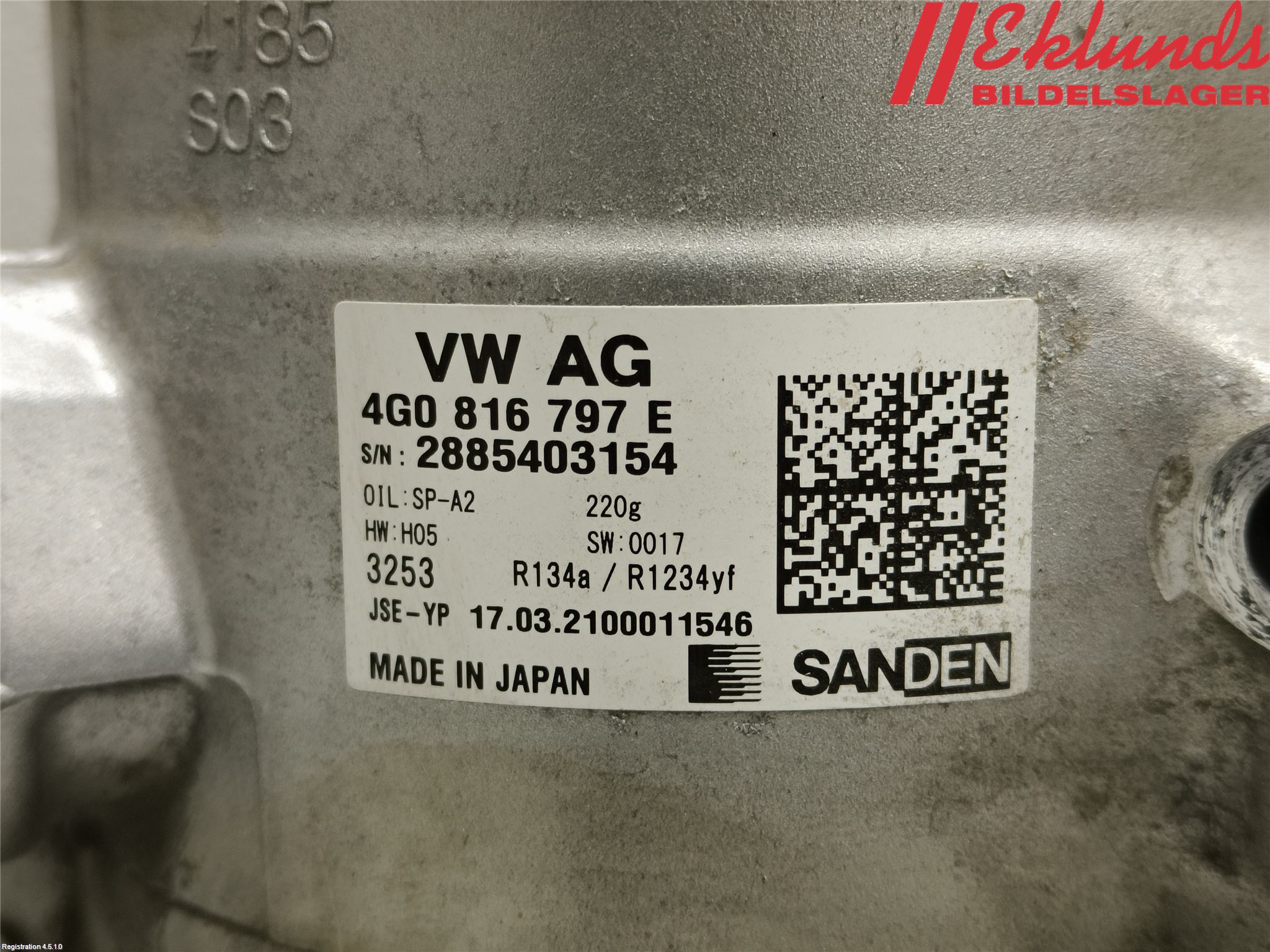 Audi A6 F2/C8 19- Ac Kompressor