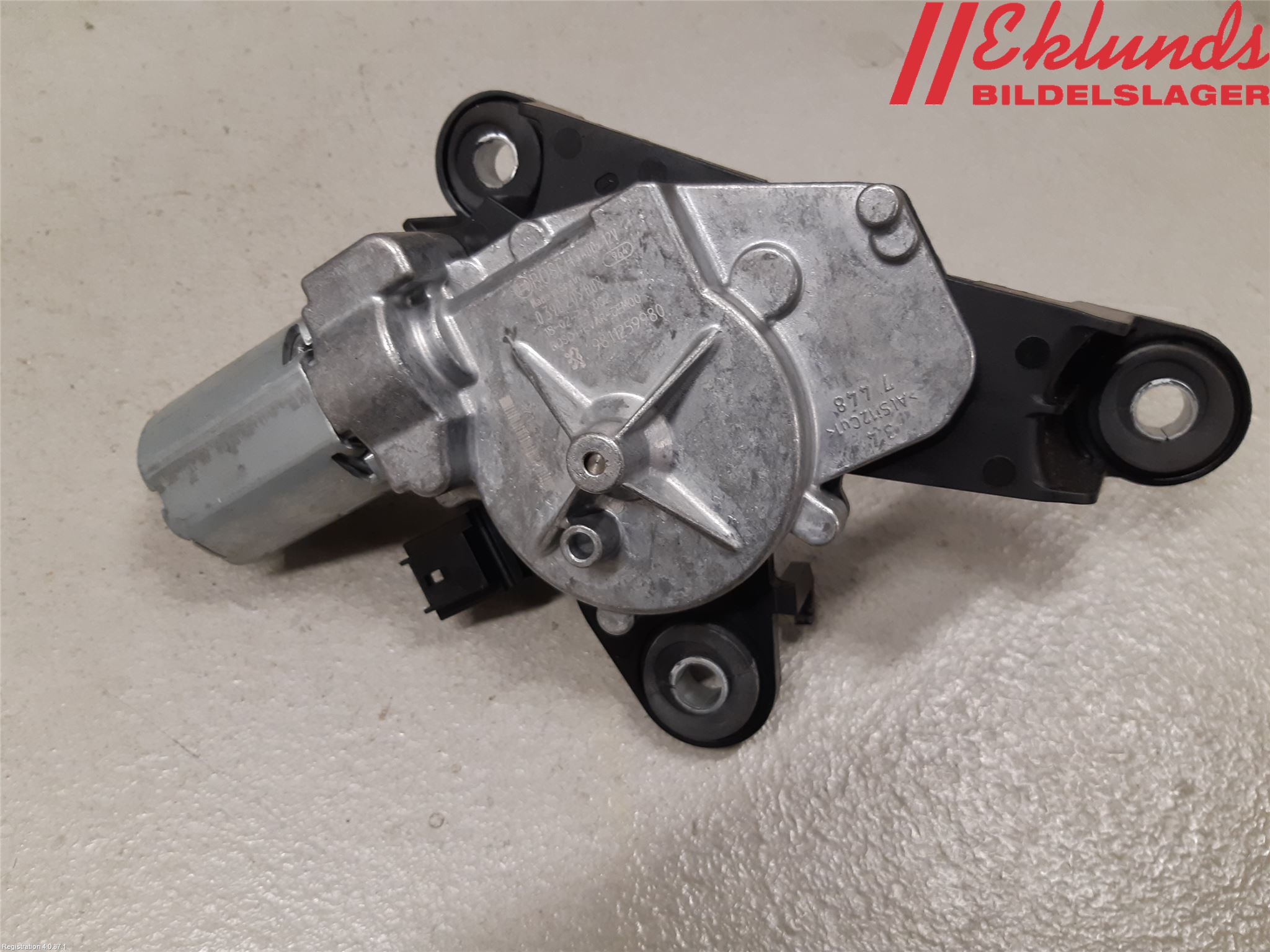 Peugeot 3008 17-24 Torkarmotor Baklucka