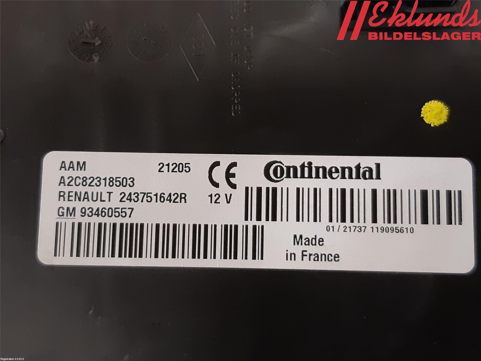 Fiat TALENTO 16- Styrenhet Övrigt