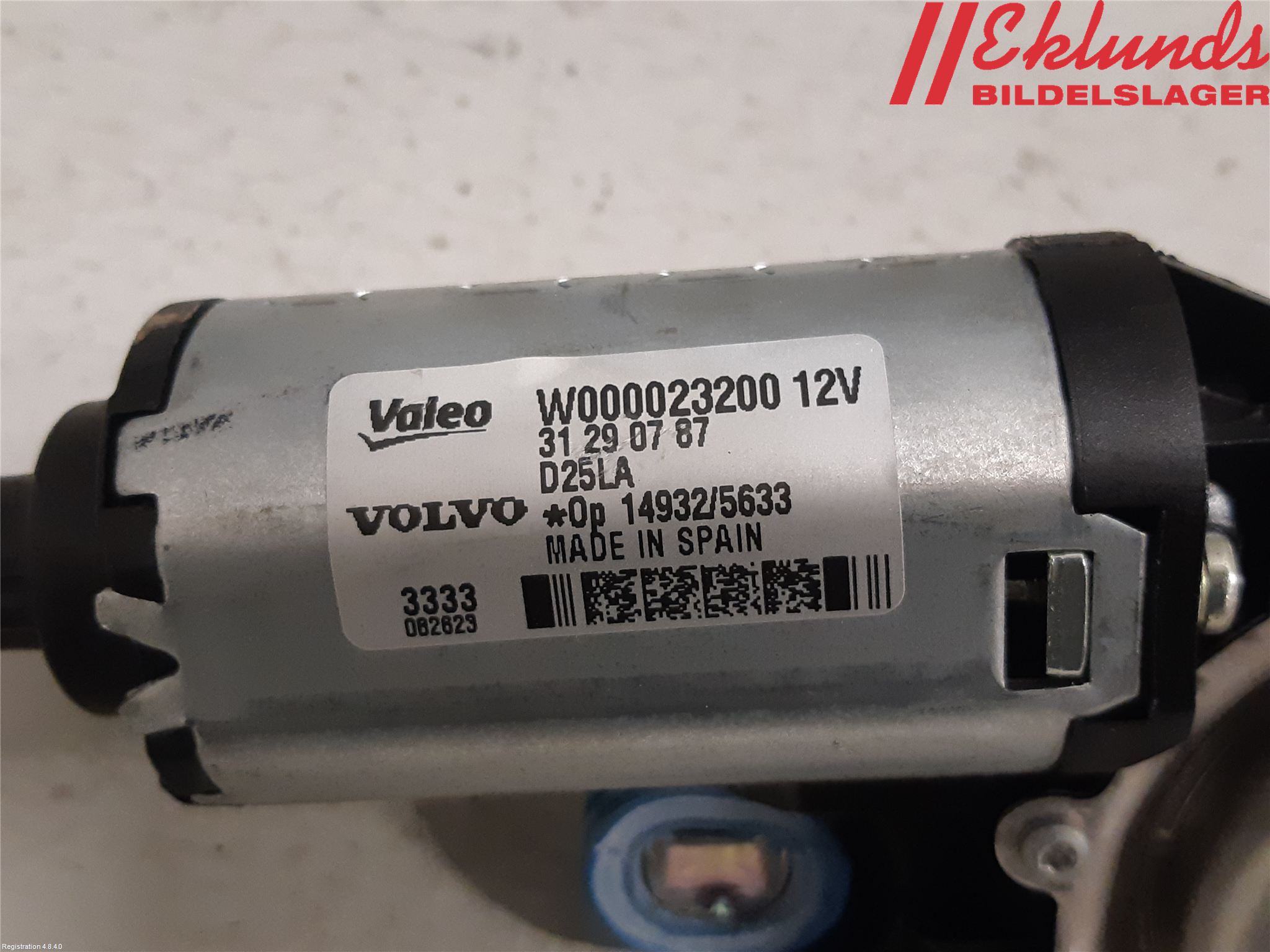 Volvo V70 14-16 Torkarmotor Baklucka