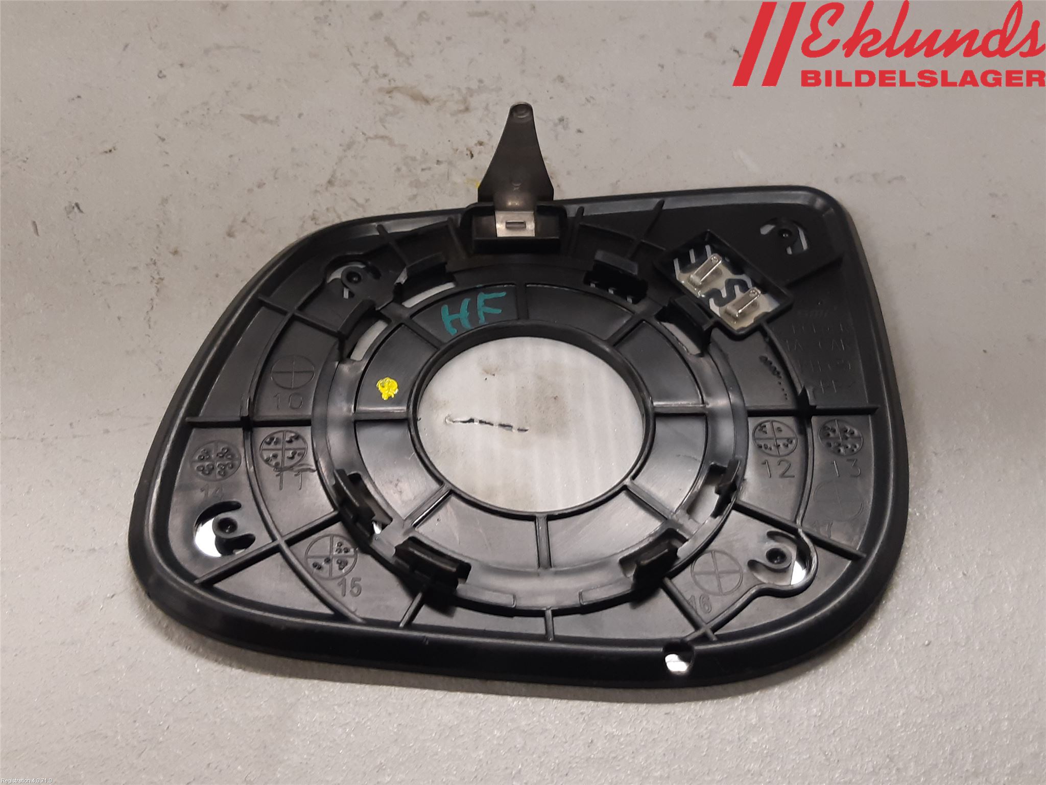 Kia PICANTO 12-17 Spegelglas Hö