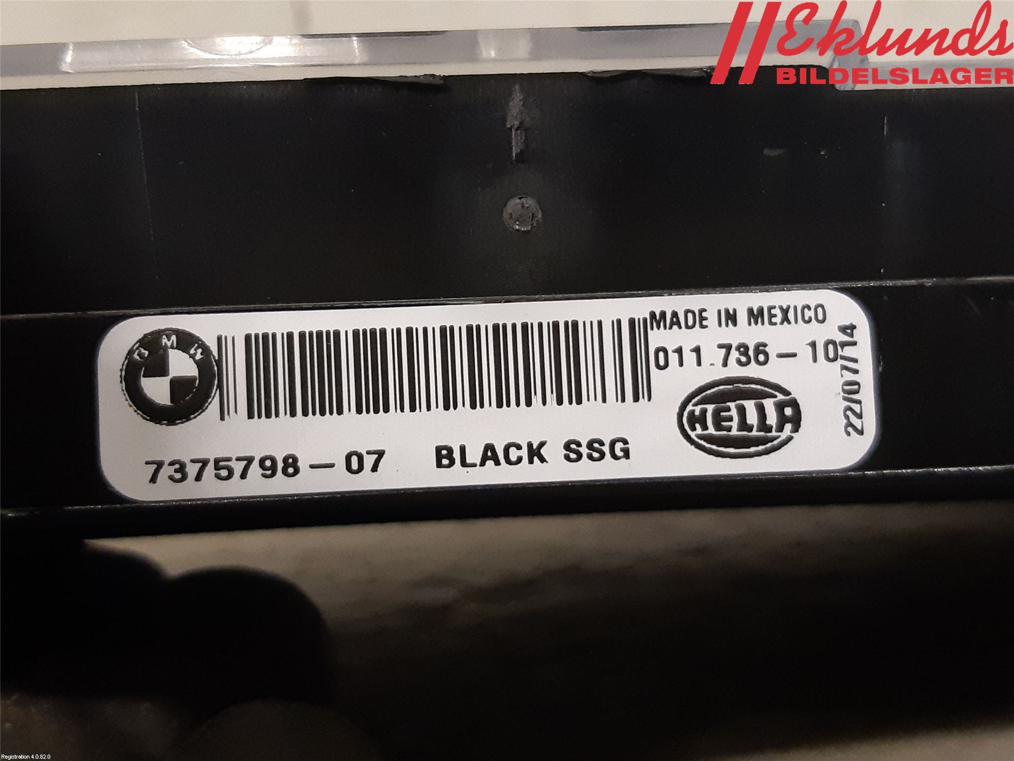 BMW X6 F16 14-19 Bromsljus Bakruta