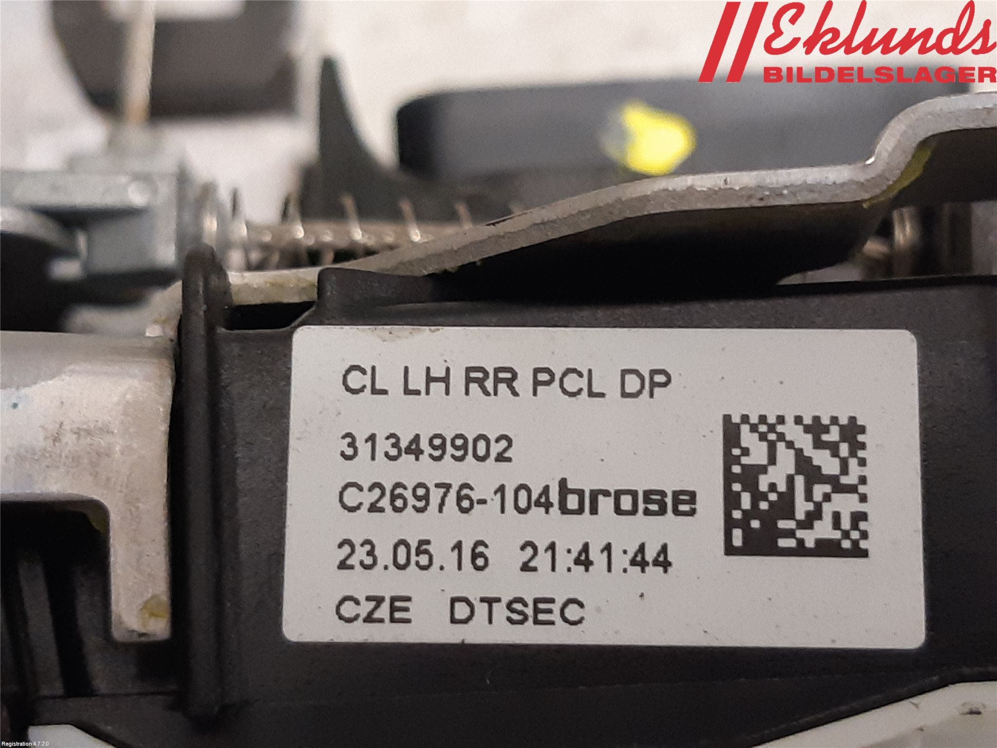 Volvo XC90/RECHARGE 16- Låskista-Dörrlås