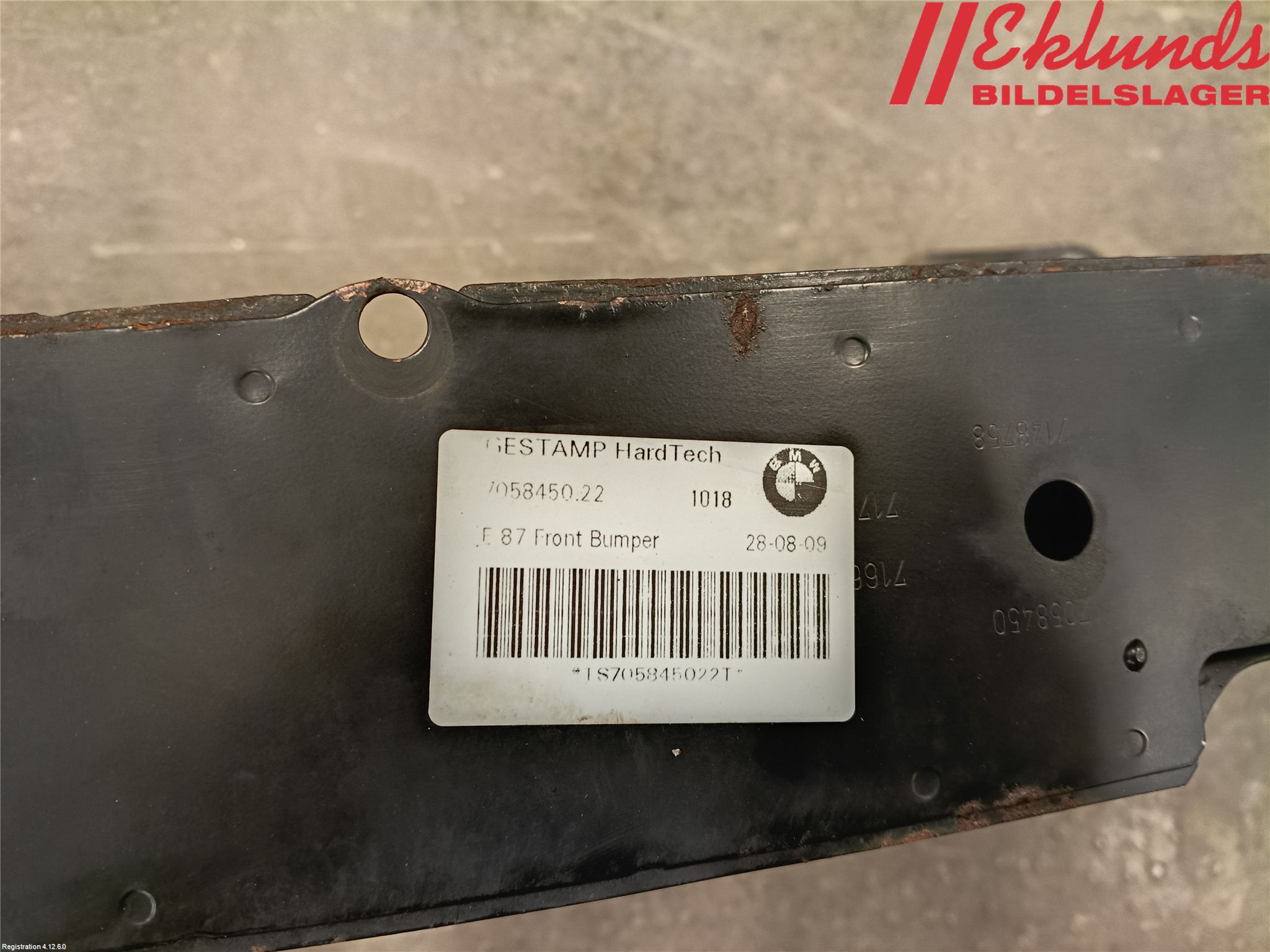 BMW 1 E87/81 5D/3D 03-11 Stötfångarbalk Fram