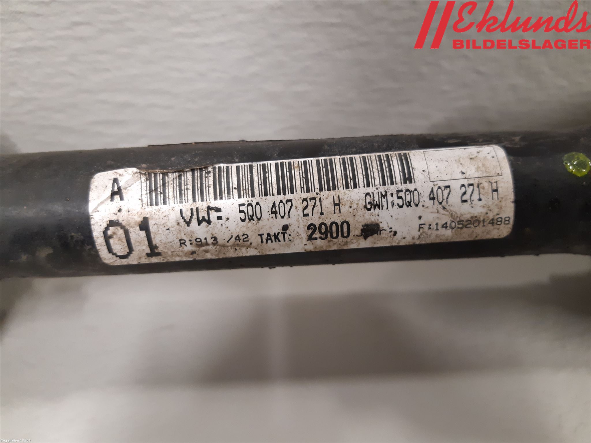 Volkswagen VW GOLF / E-GOLF VII 13-20 Drivaxel Fram Vänster