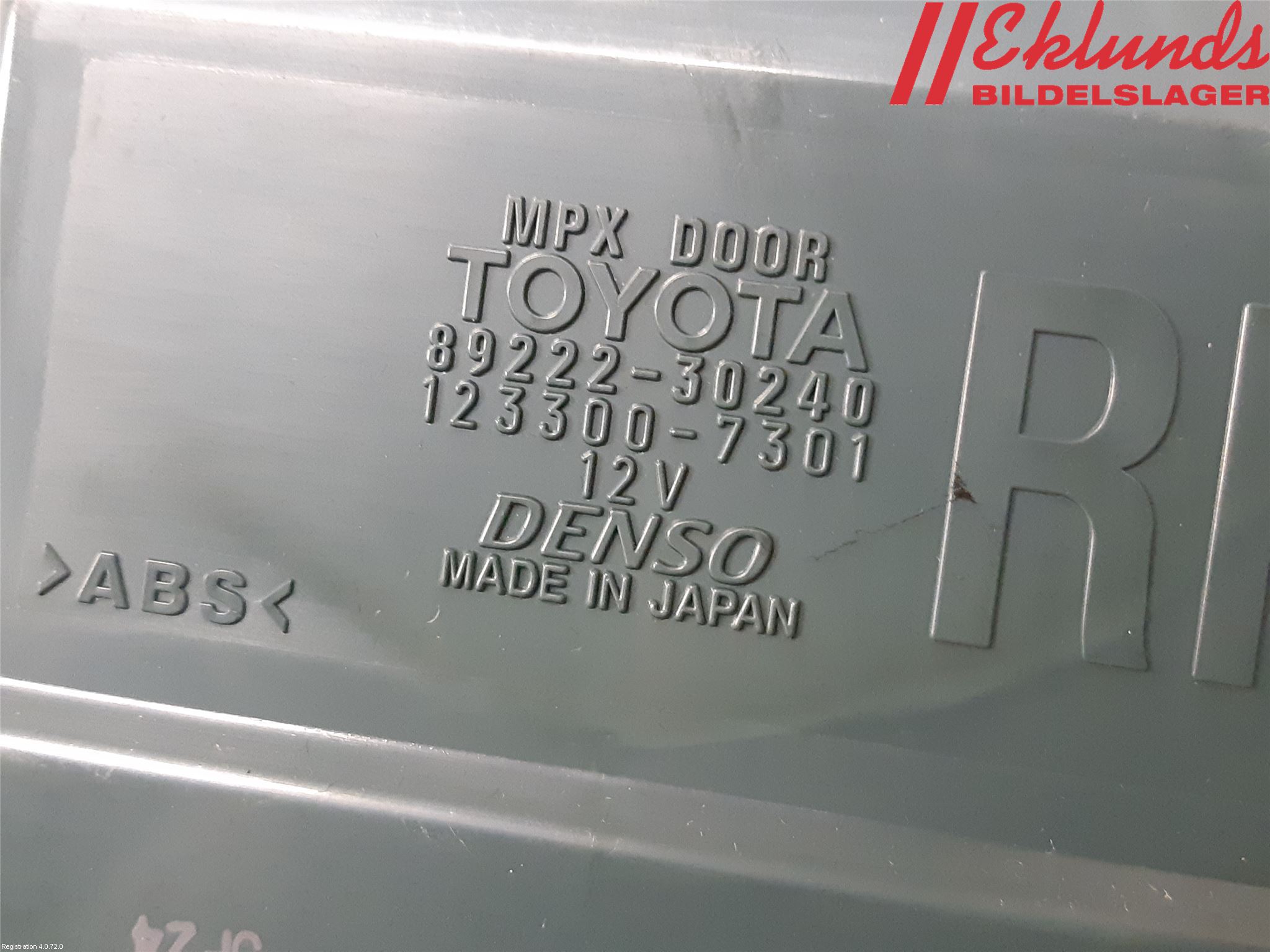 Lexus GS 300/430/450H 05-12 Styrenhet Dörr