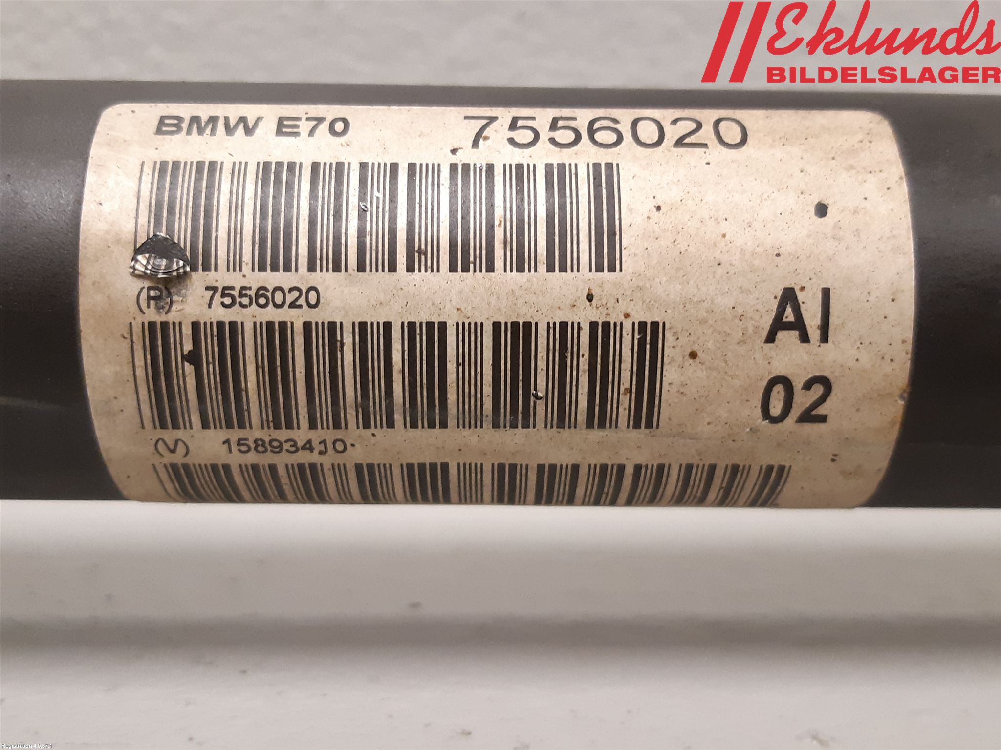 BMW X5 E70 07-13 Mellanaxel Främre 4Wd