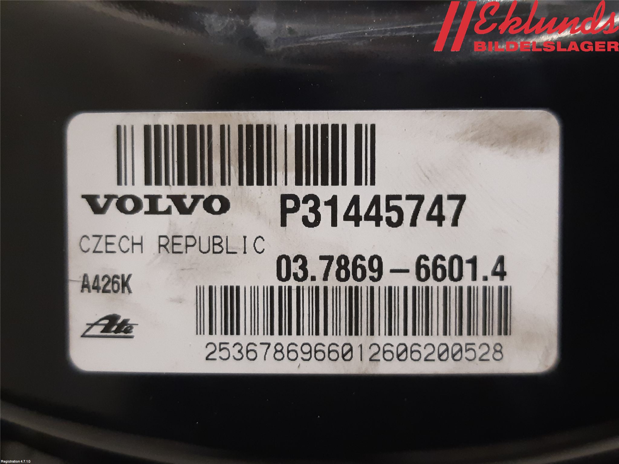 Volvo XC90/RECHARGE 16- Bromsservo