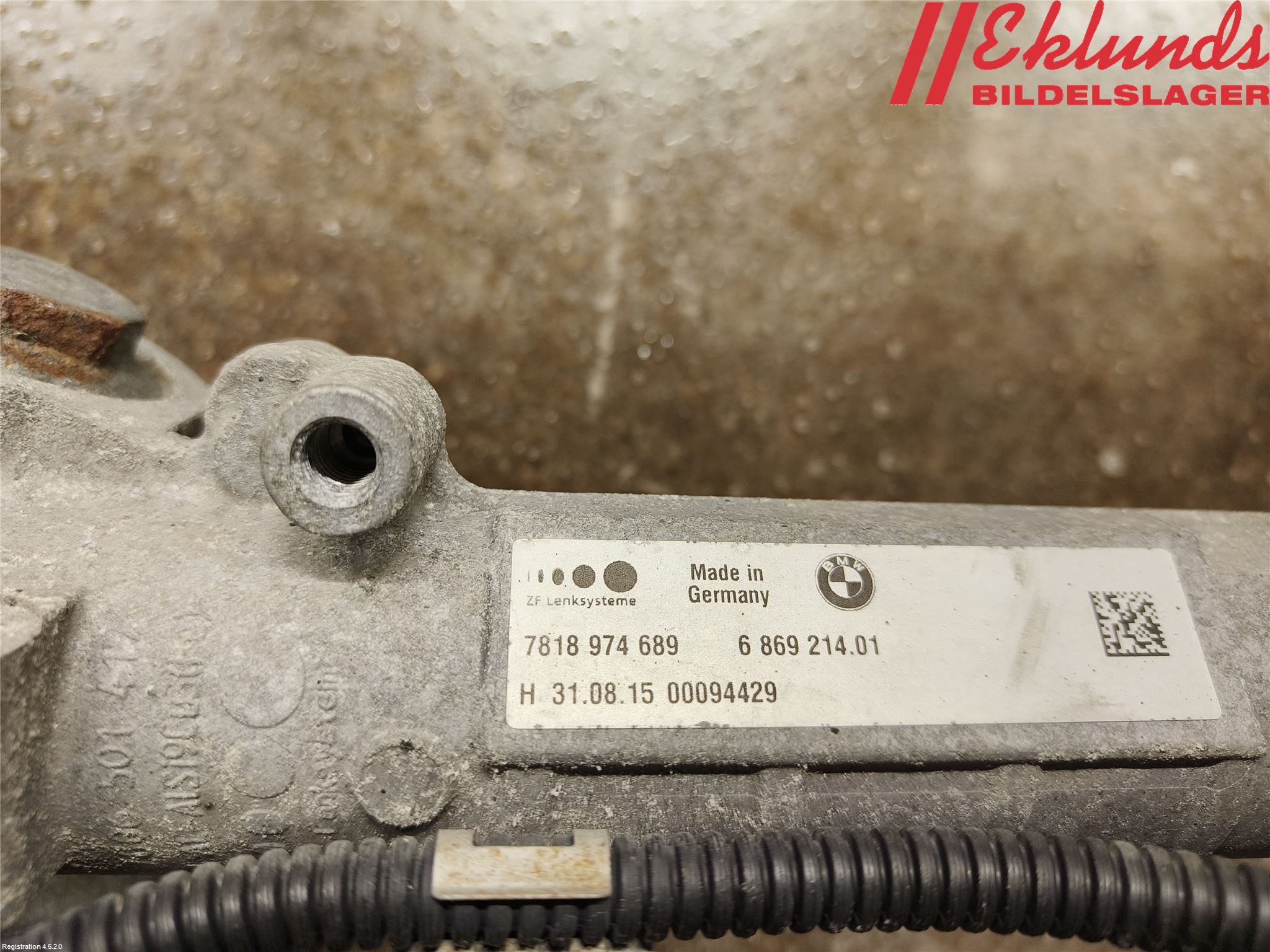 BMW 5 F10/F11/F18 09-17 Styrväxel-Snäcka Elektrisk